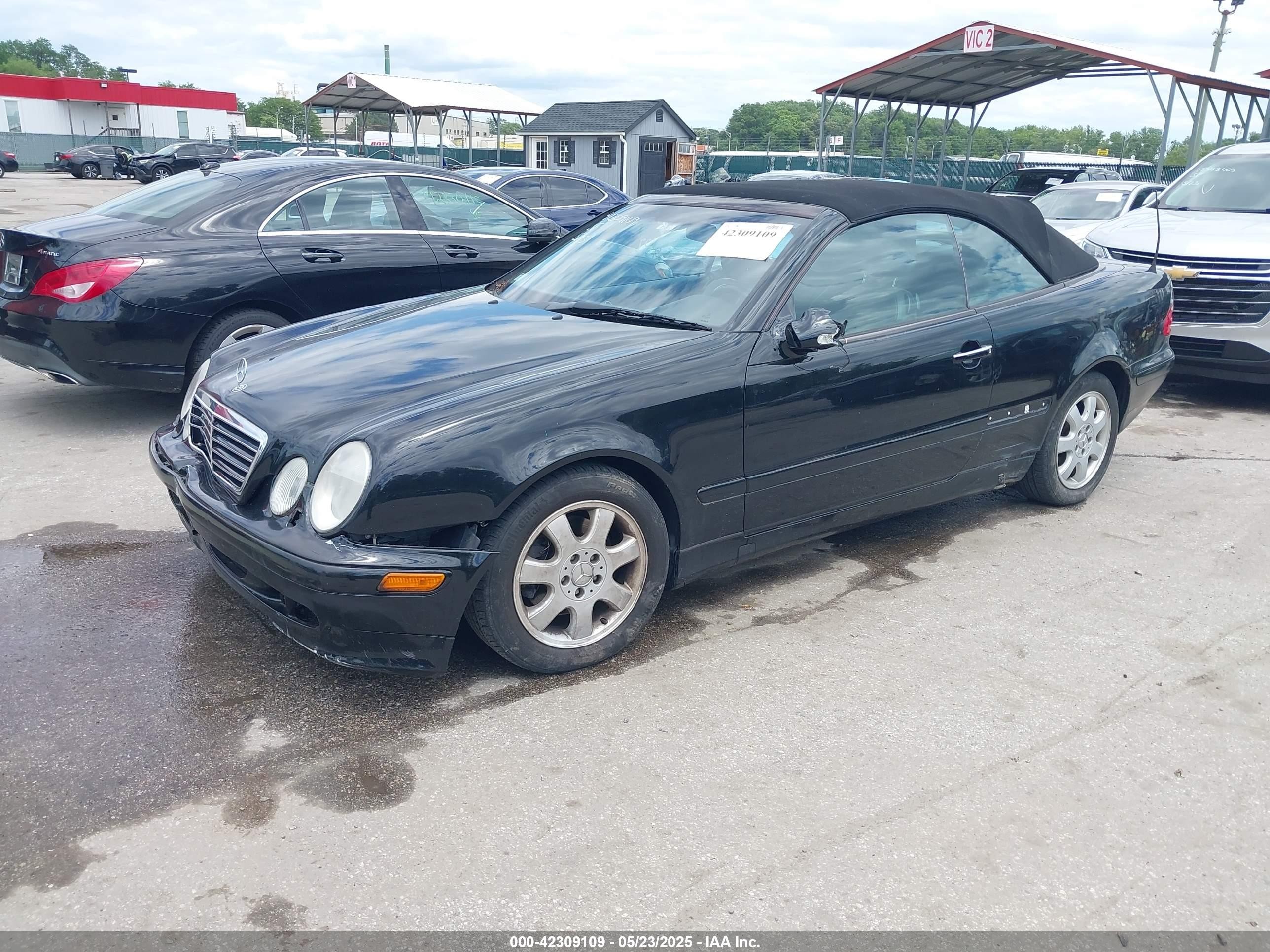 2003 Mercedes-benz Clk 320   Black vin: WDBLK65G23T130931