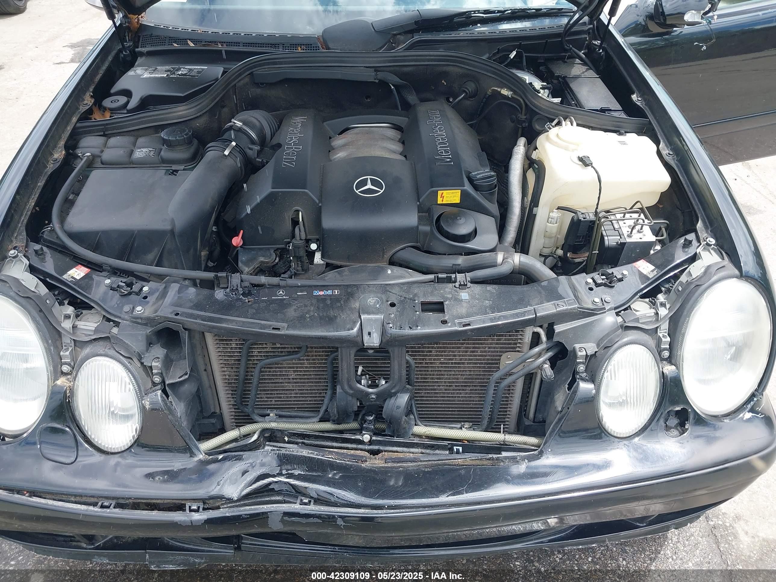 2003 Mercedes-benz Clk 320   Black vin: WDBLK65G23T130931