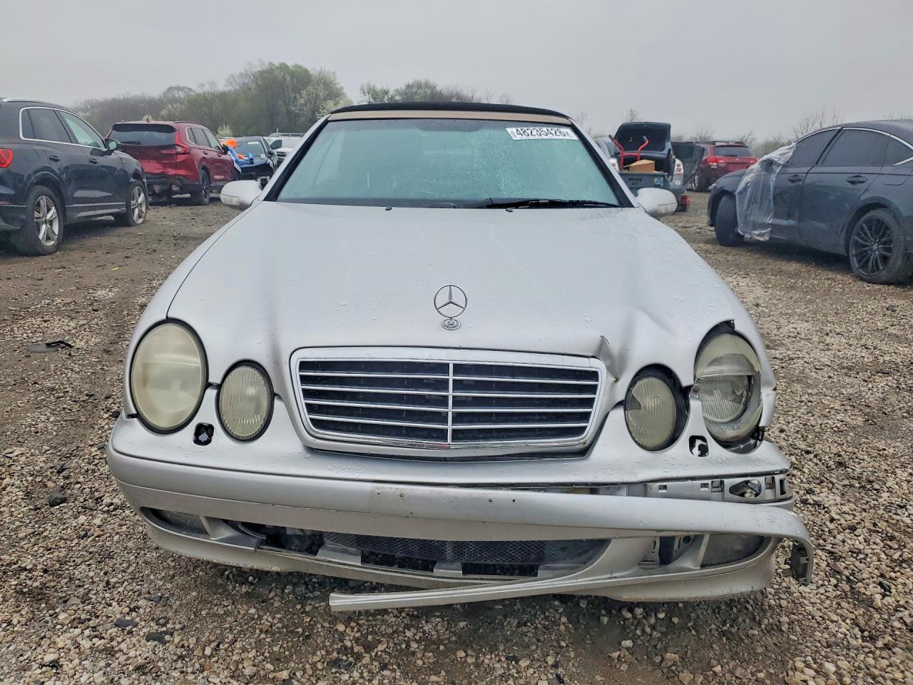 2003 Mercedes-benz Clk 320 Silver vin: WDBLK65G23T135773
