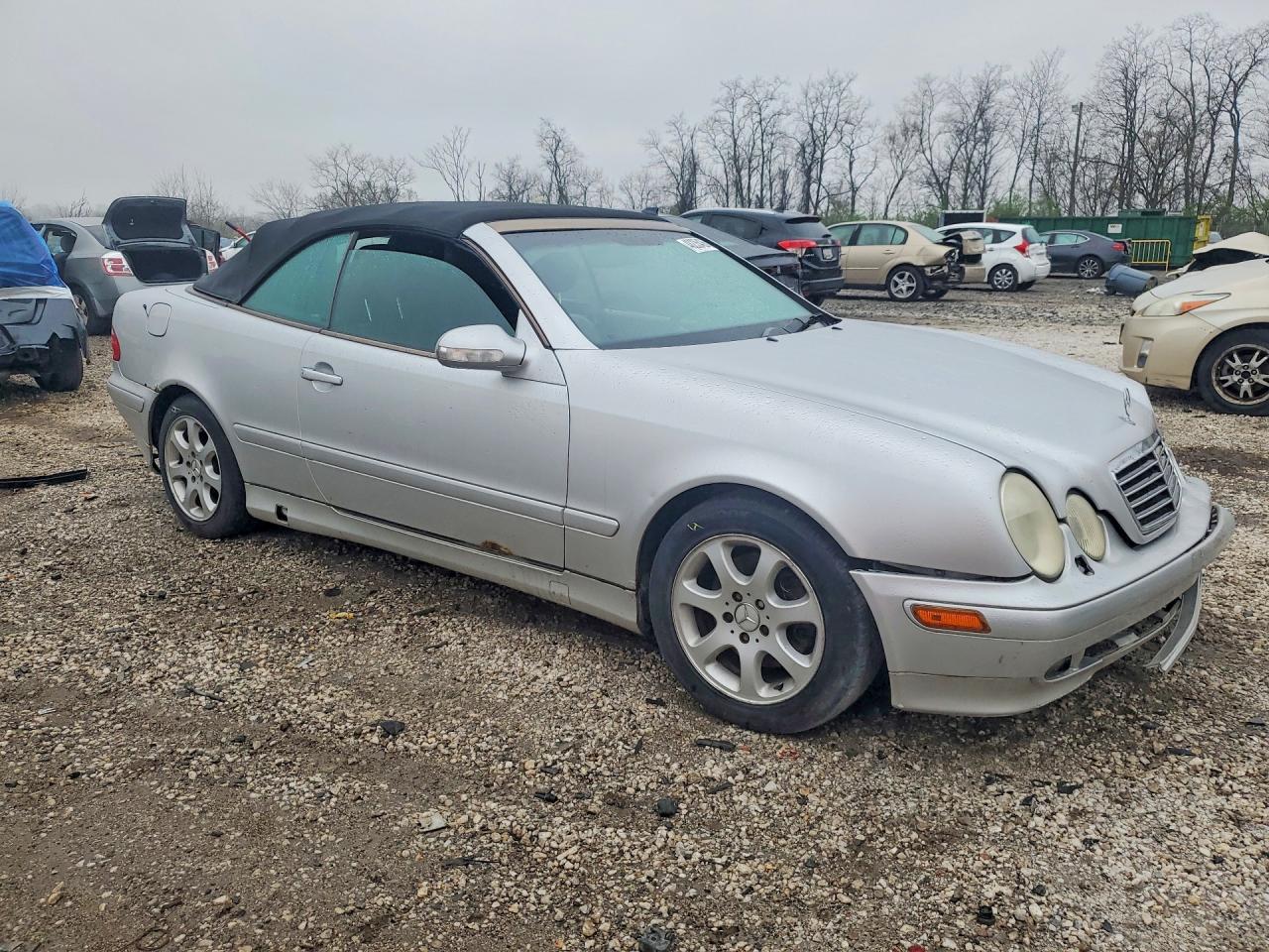 2003 Mercedes-benz Clk 320 Silver vin: WDBLK65G23T135773