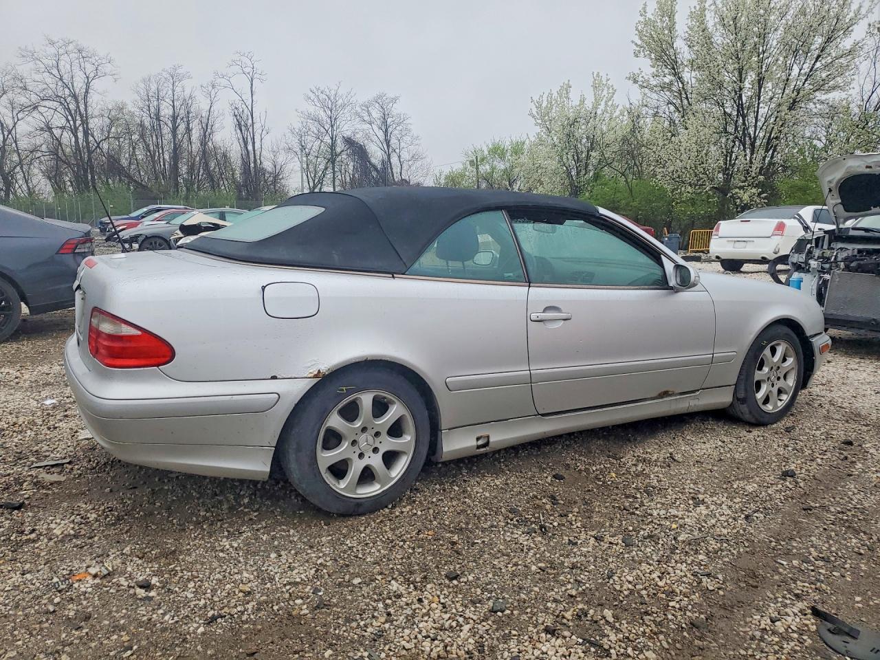 2003 Mercedes-benz Clk 320 Silver vin: WDBLK65G23T135773