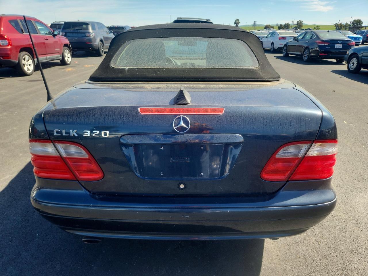 2003 Mercedes-benz Clk 320 Gray vin: WDBLK65G23T143680