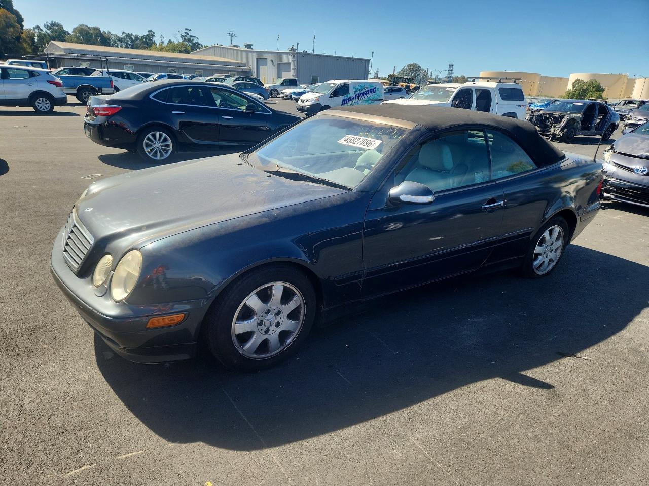 2003 Mercedes-benz Clk 320 Gray vin: WDBLK65G23T143680