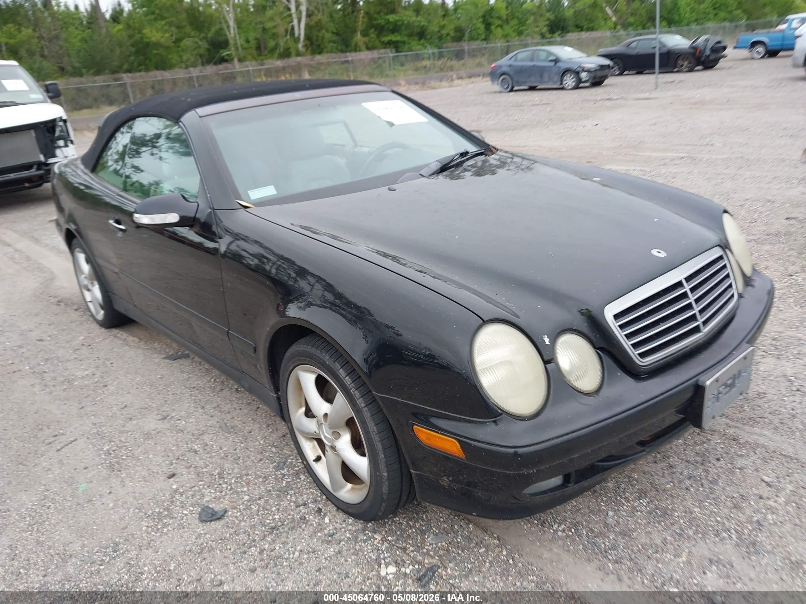2000 Mercedes-benz Clk 320   Black vin: WDBLK65G2YT046244