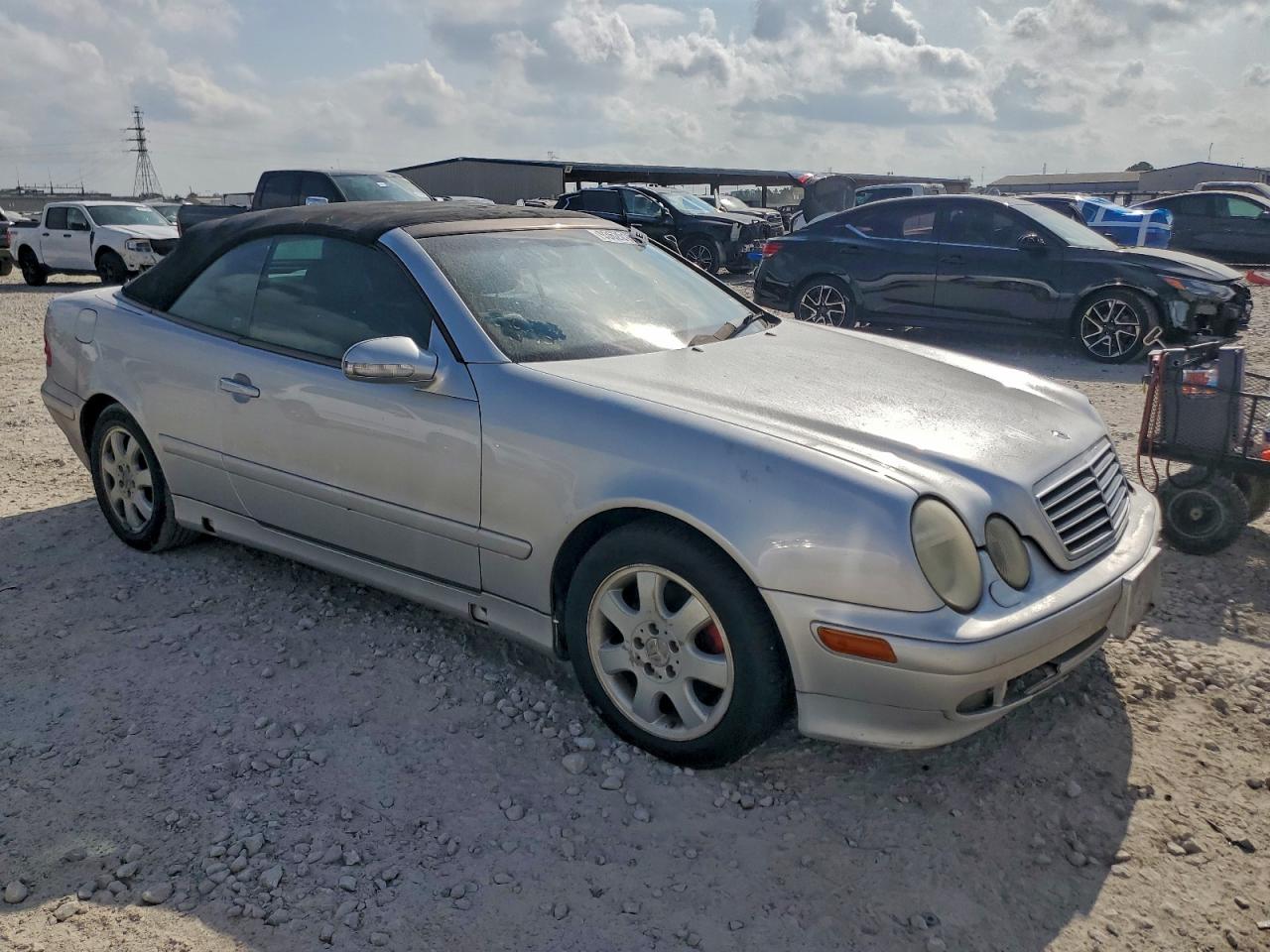 2002 Mercedes-benz Clk 320 Silver vin: WDBLK65G32T118060