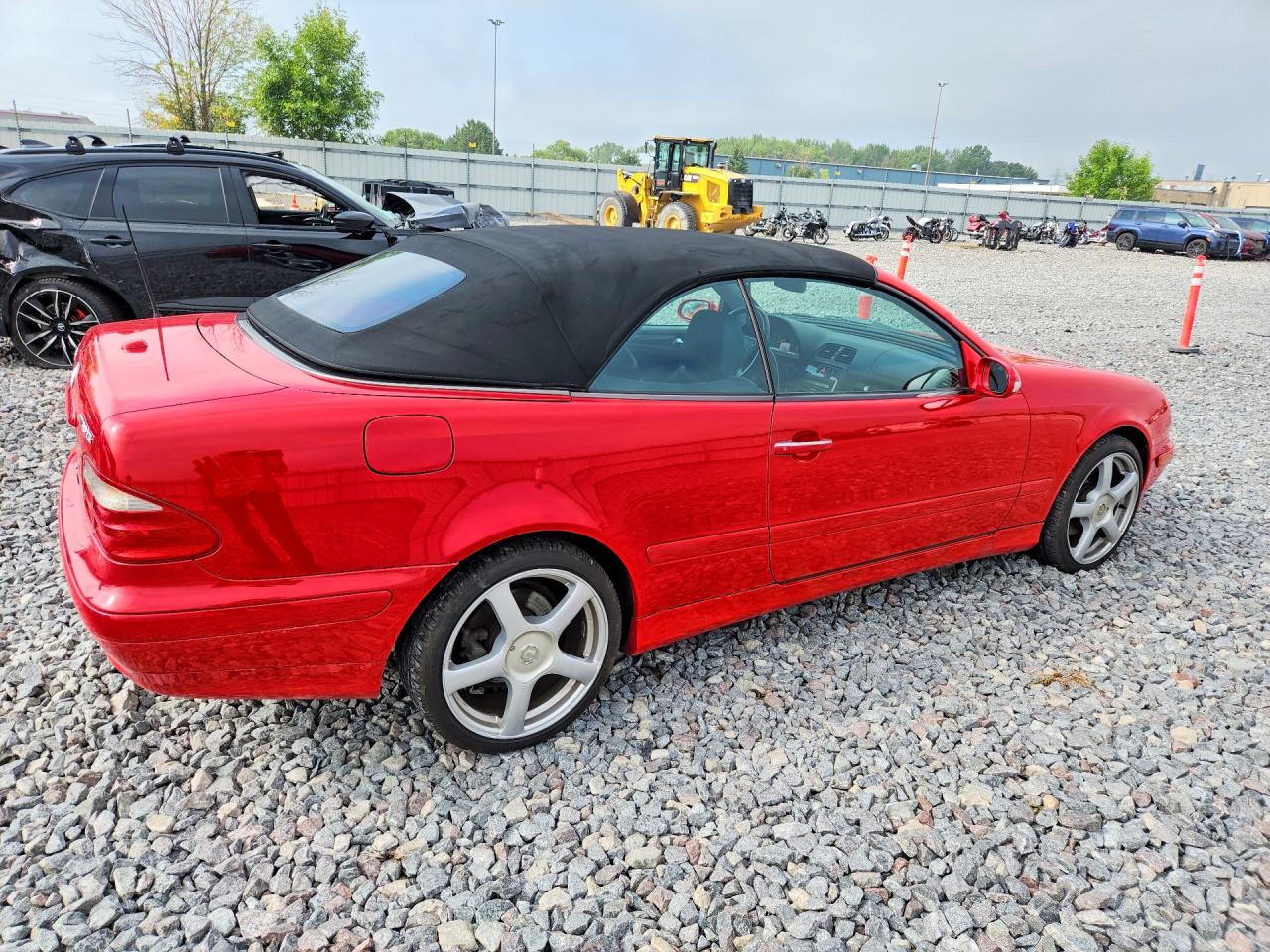 2000 Mercedes-benz Clk 320 Red vin: WDBLK65G3YT034619