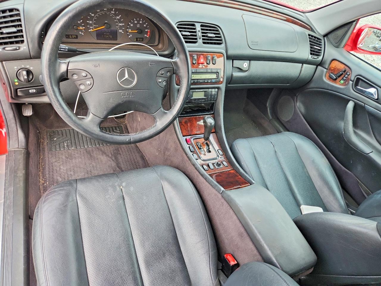 2000 Mercedes-benz Clk 320 Red vin: WDBLK65G3YT034619