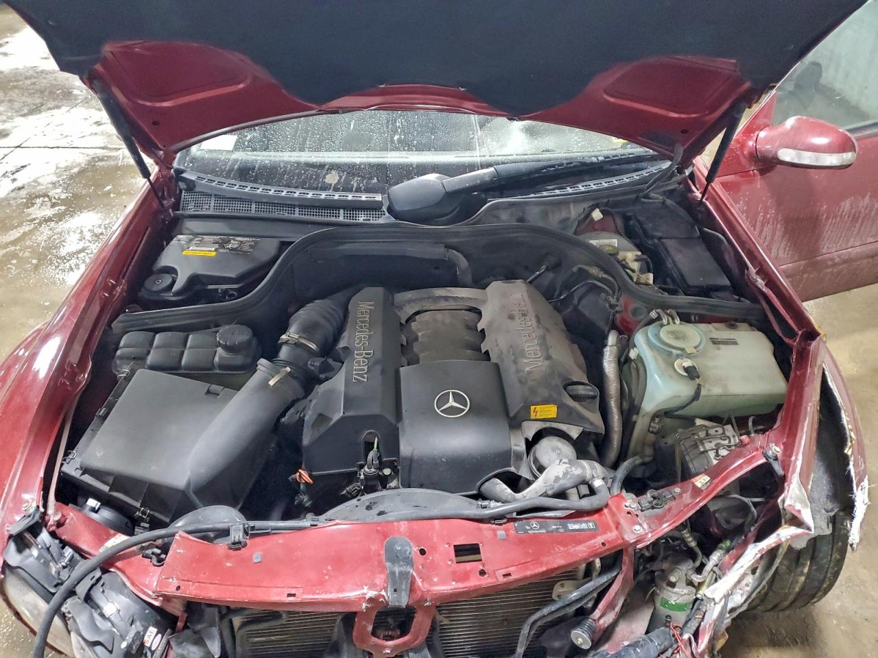 2001 Mercedes-benz Clk 320 Red vin: WDBLK65G41T069630