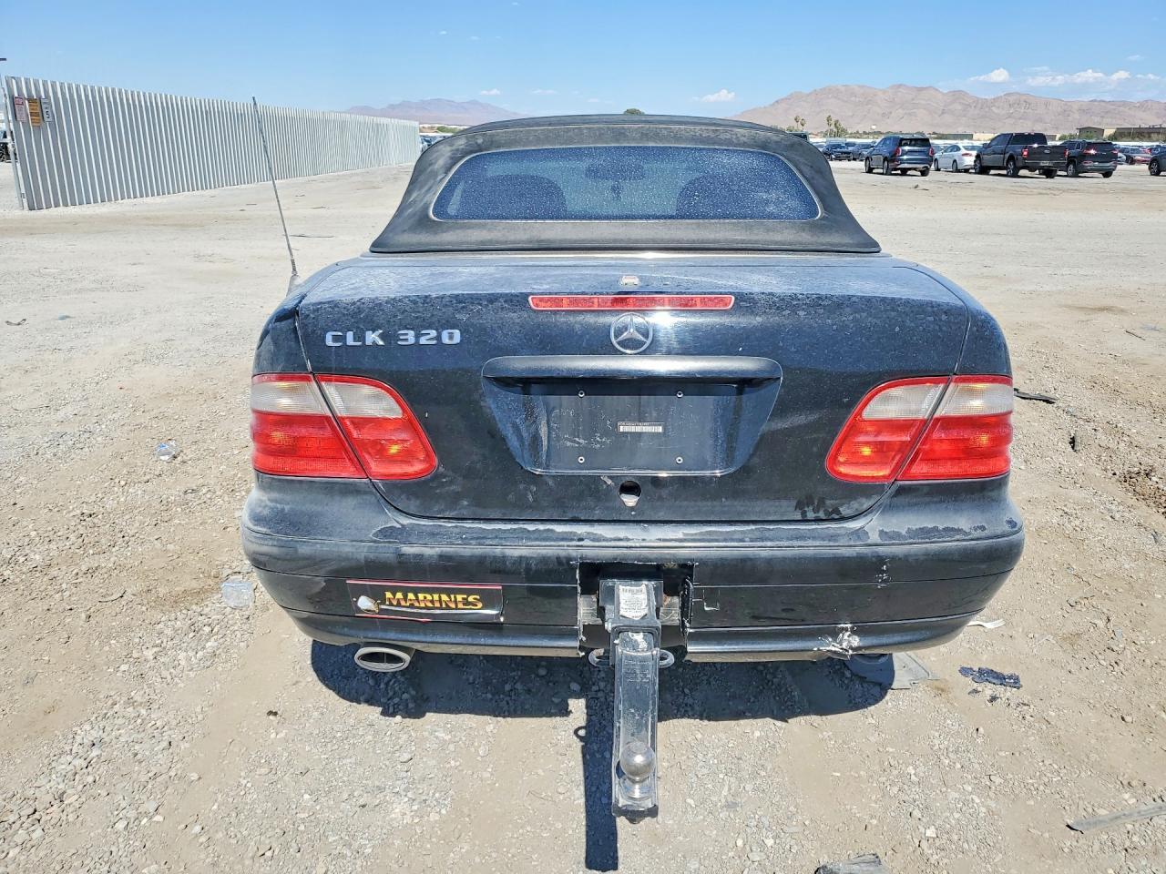2001 Mercedes-benz Clk 320 Black vin: WDBLK65G41T080997