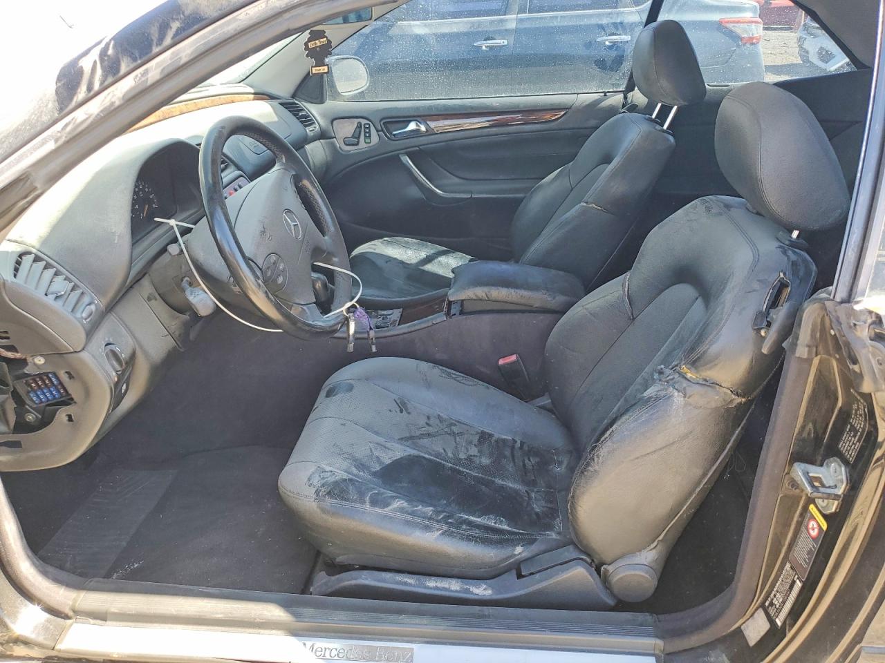 2001 Mercedes-benz Clk 320 Black vin: WDBLK65G41T080997