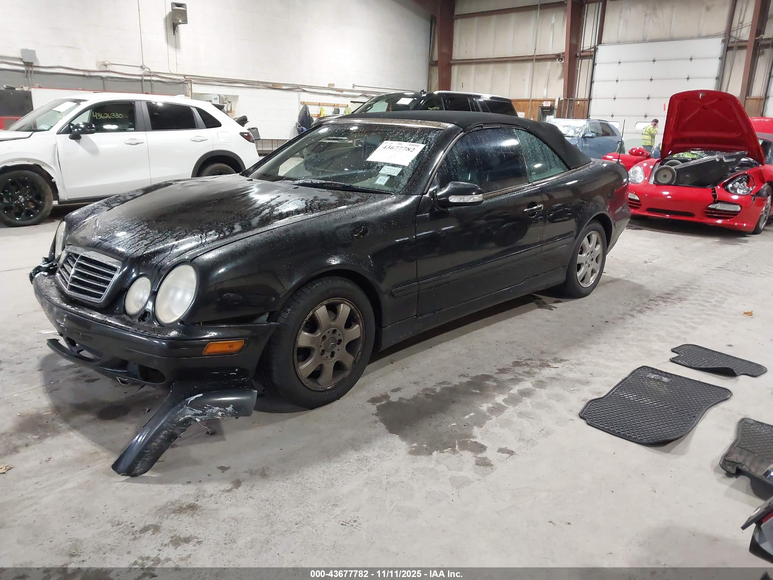 2003 Mercedes-benz Clk 320   Black vin: WDBLK65G43T135757