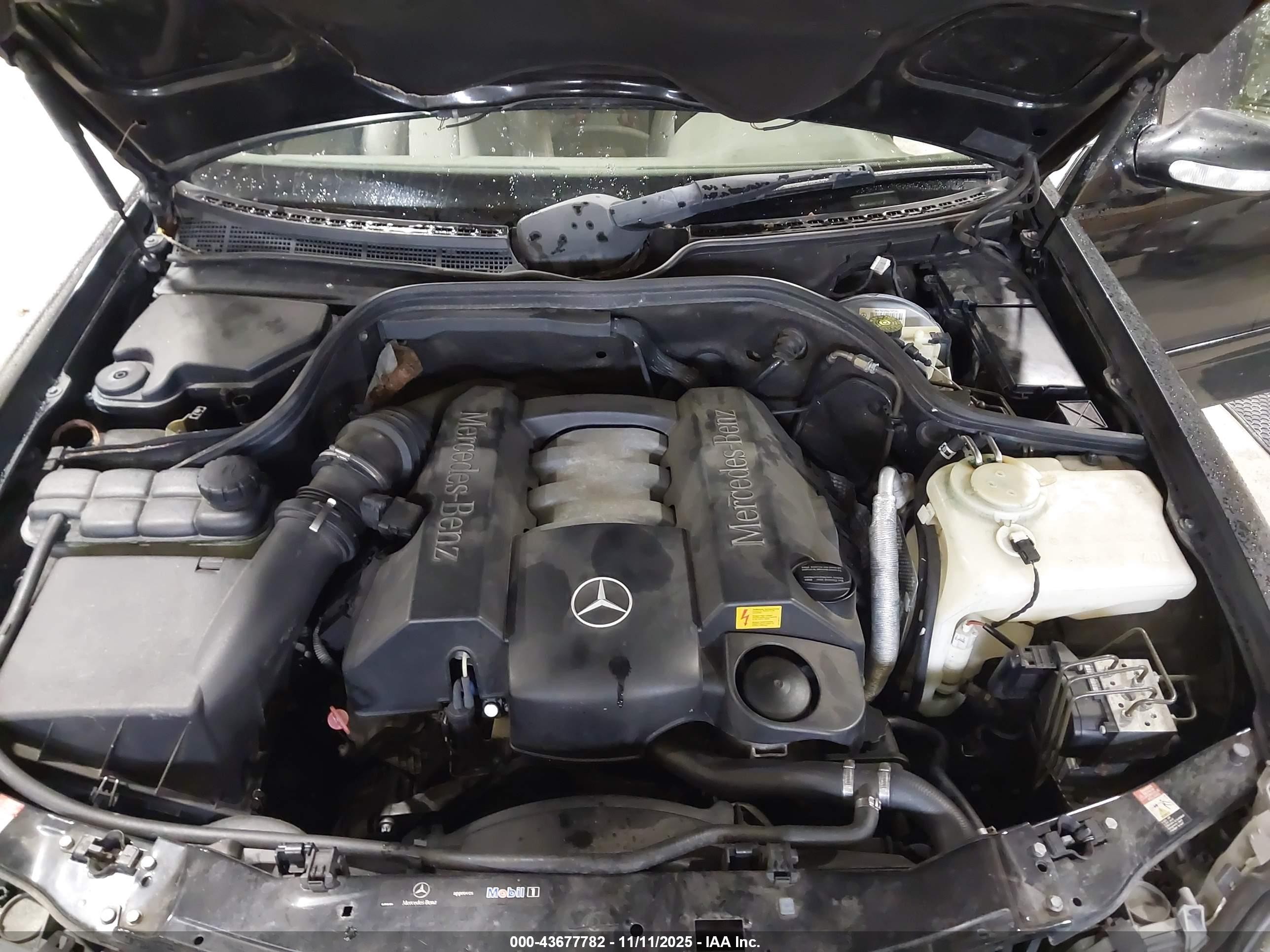 2003 Mercedes-benz Clk 320   Black vin: WDBLK65G43T135757