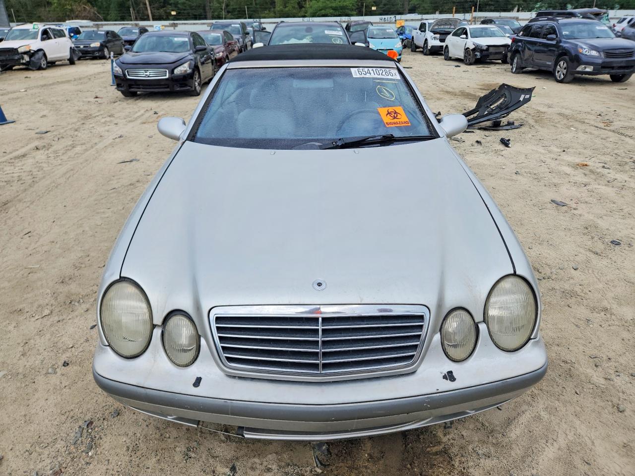 1999 Mercedes-benz Clk 320 Silver vin: WDBLK65G4XT026480