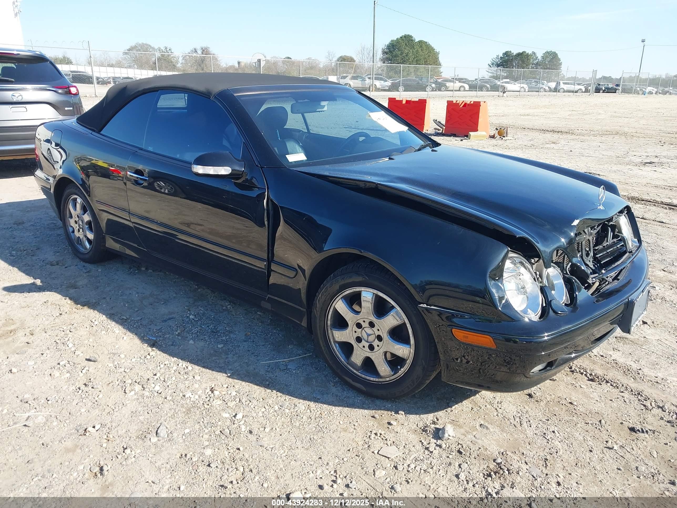 2001 Mercedes-benz Clk 320   Black vin: WDBLK65G51T076067