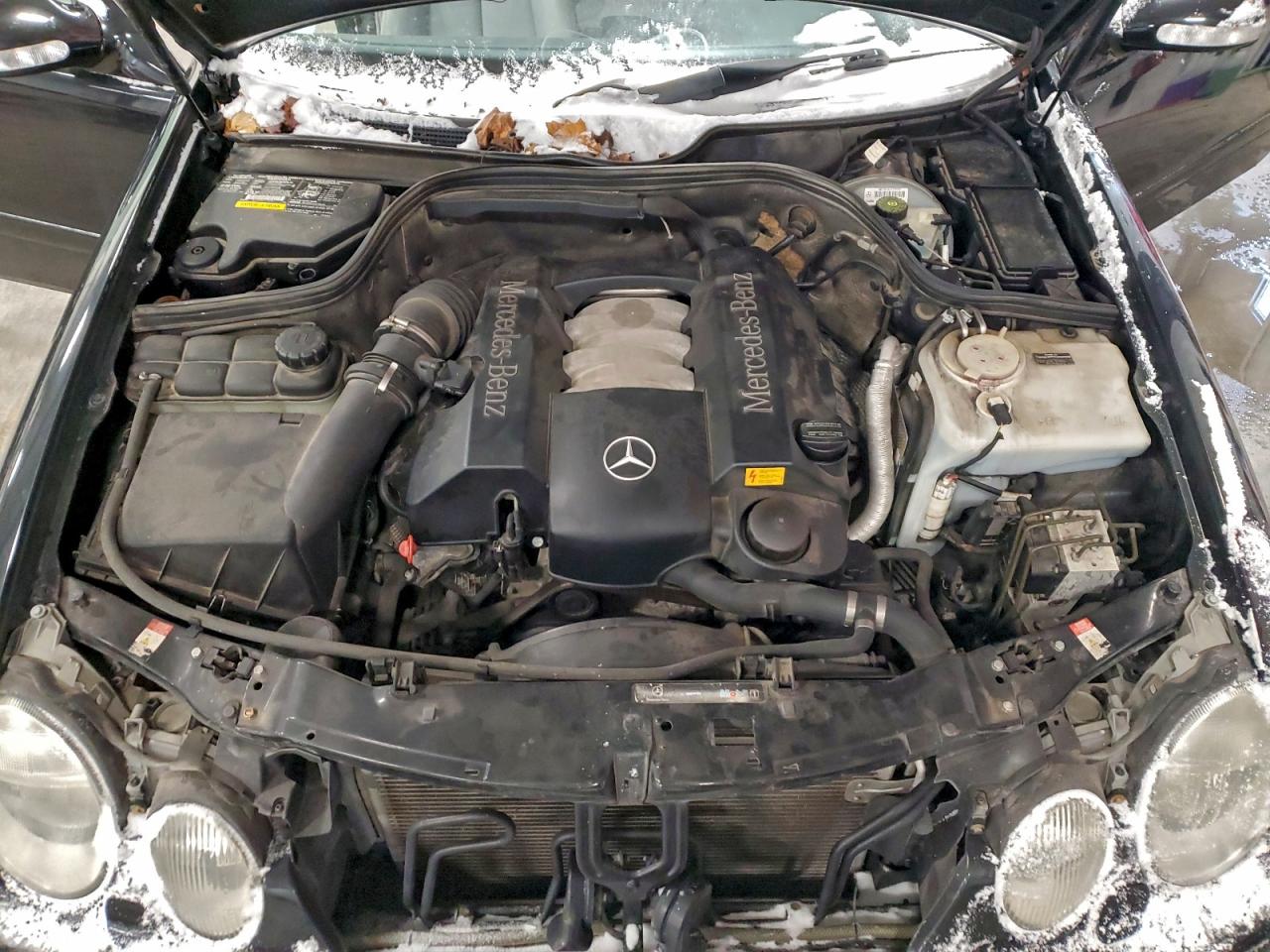 2002 Mercedes-benz Clk 320 Black vin: WDBLK65G52T105956