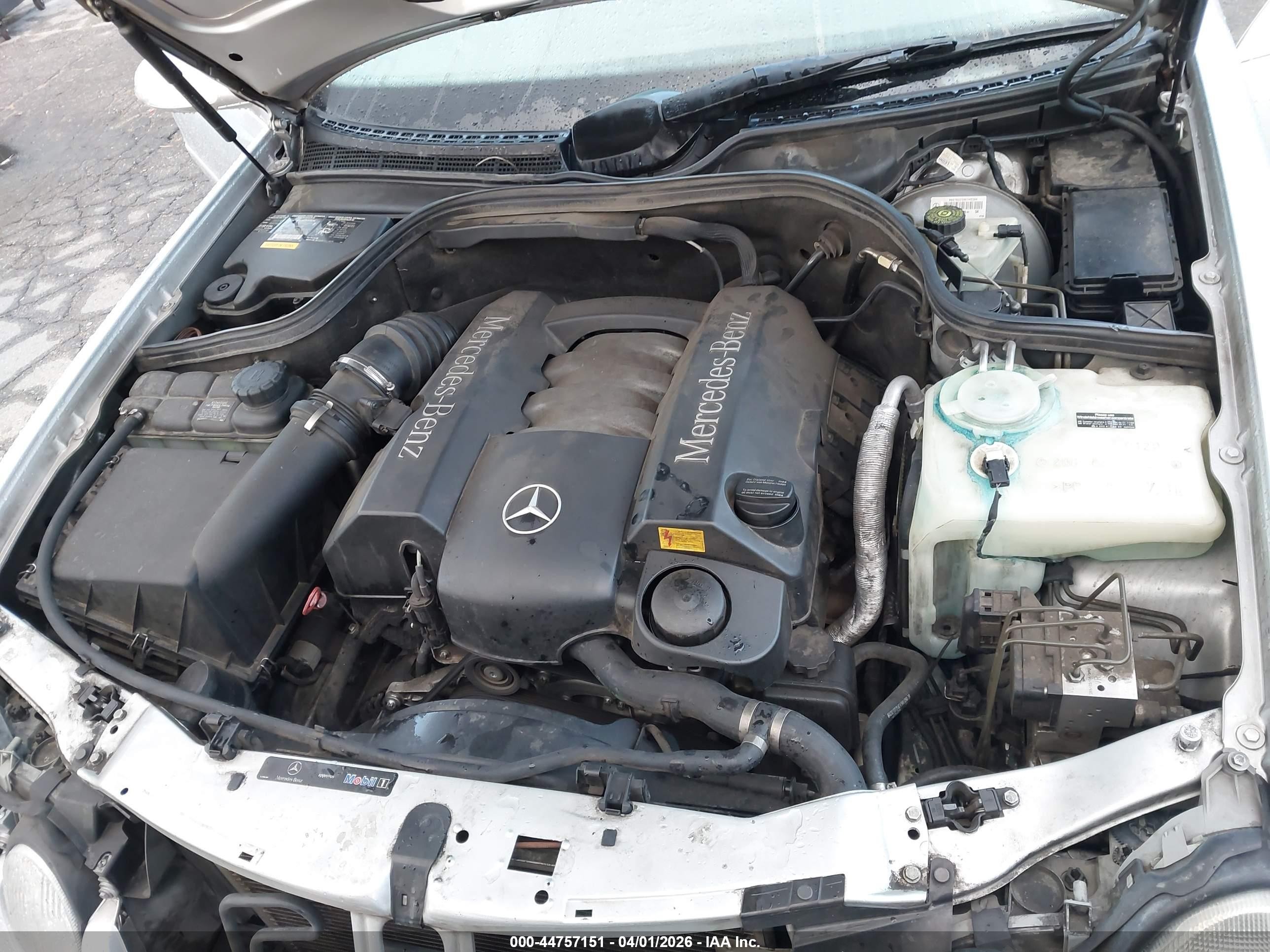 2003 Mercedes-benz Clk 320   Silver vin: WDBLK65G53T134763