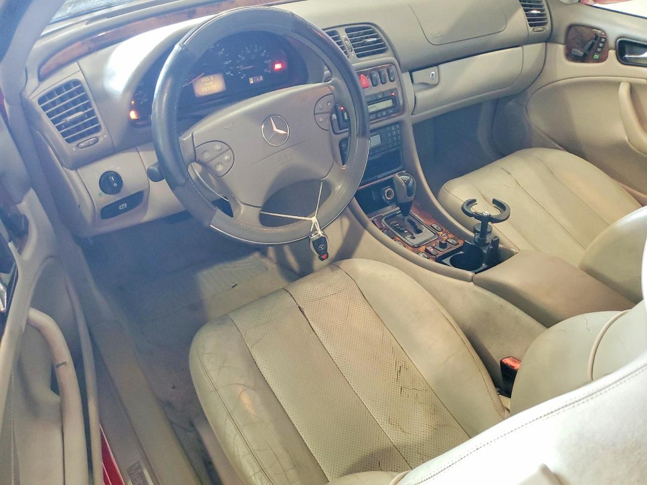 2003 Mercedes-benz Clk 320 Red vin: WDBLK65G53T135413