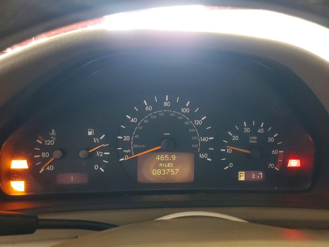 2003 Mercedes-benz Clk 320 Red vin: WDBLK65G53T135413