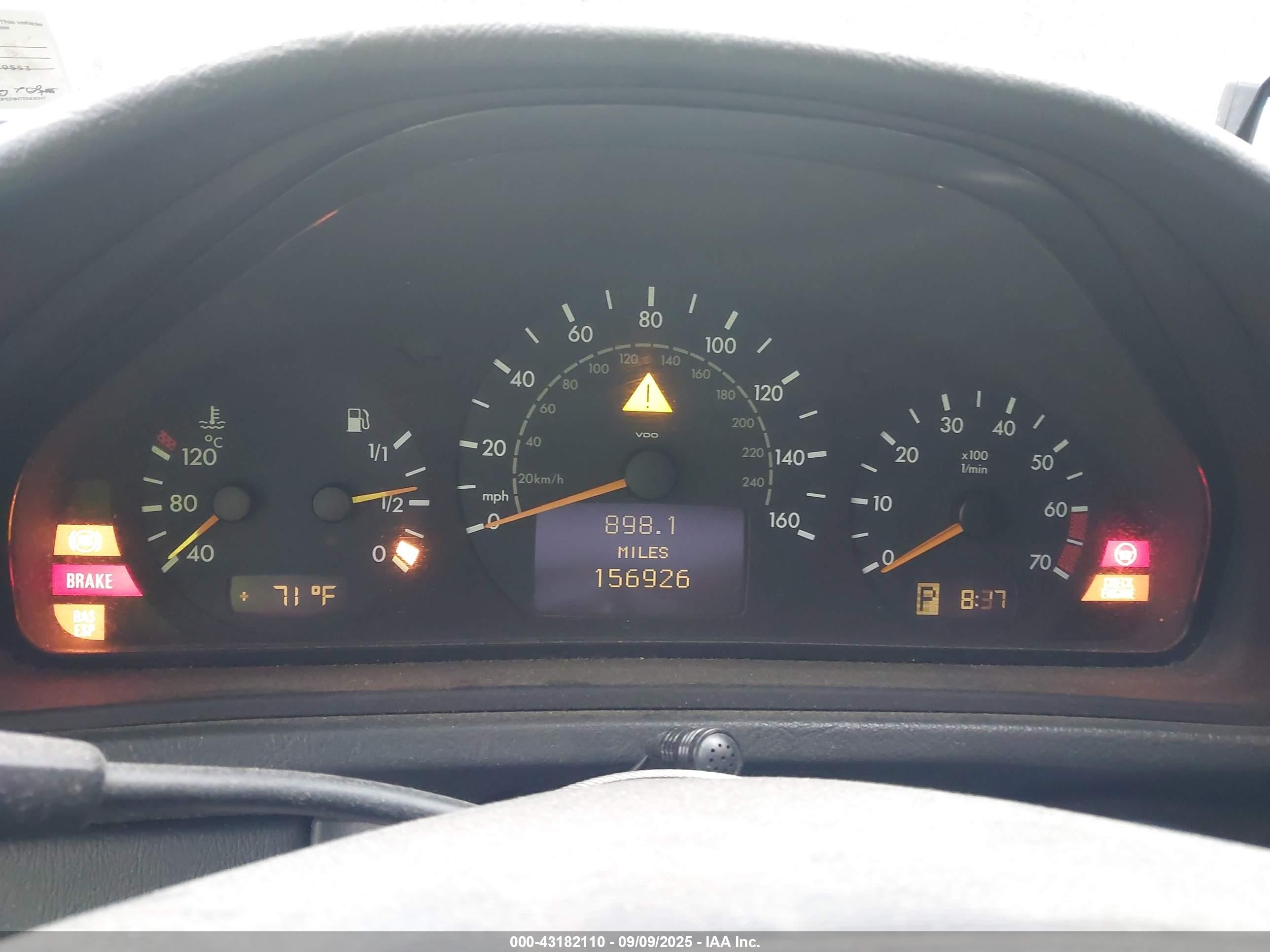 2003 Mercedes-benz Clk 320   Black vin: WDBLK65G53T136724