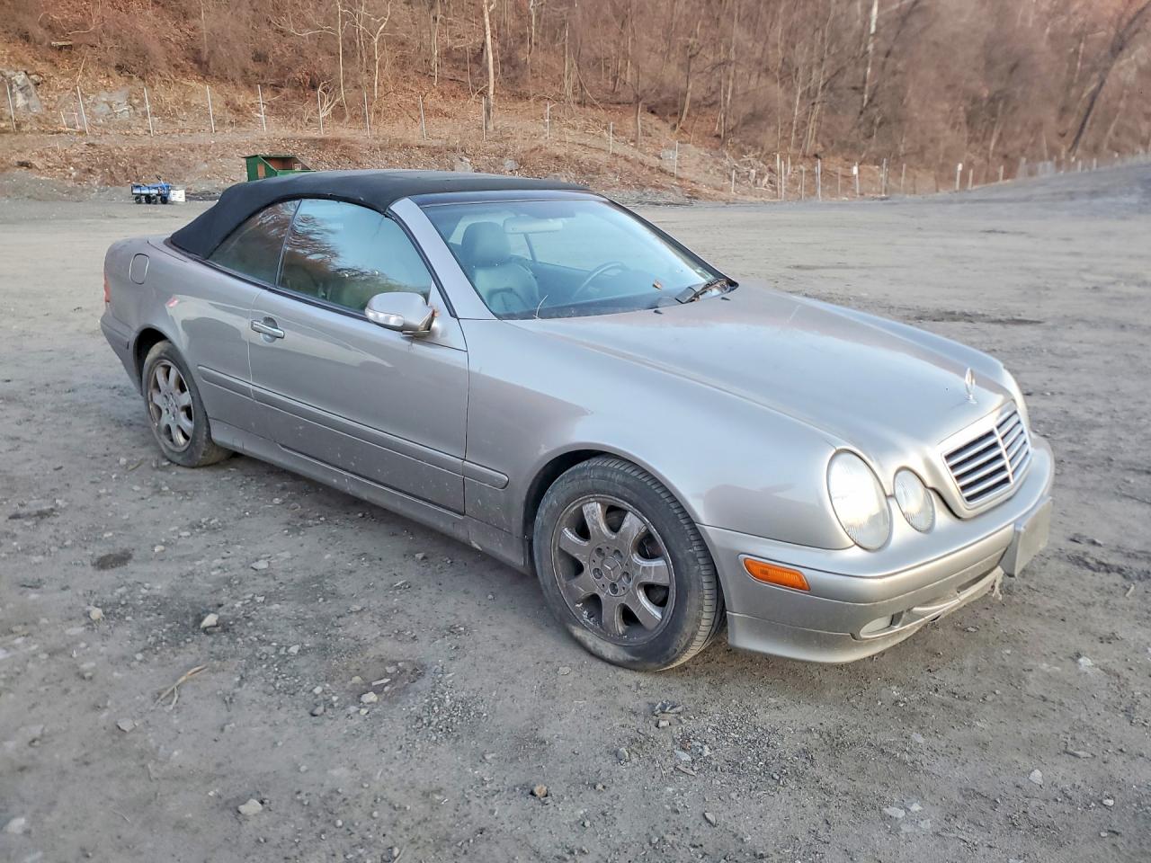 2003 Mercedes-benz Clk 320 Silver vin: WDBLK65G53T140918
