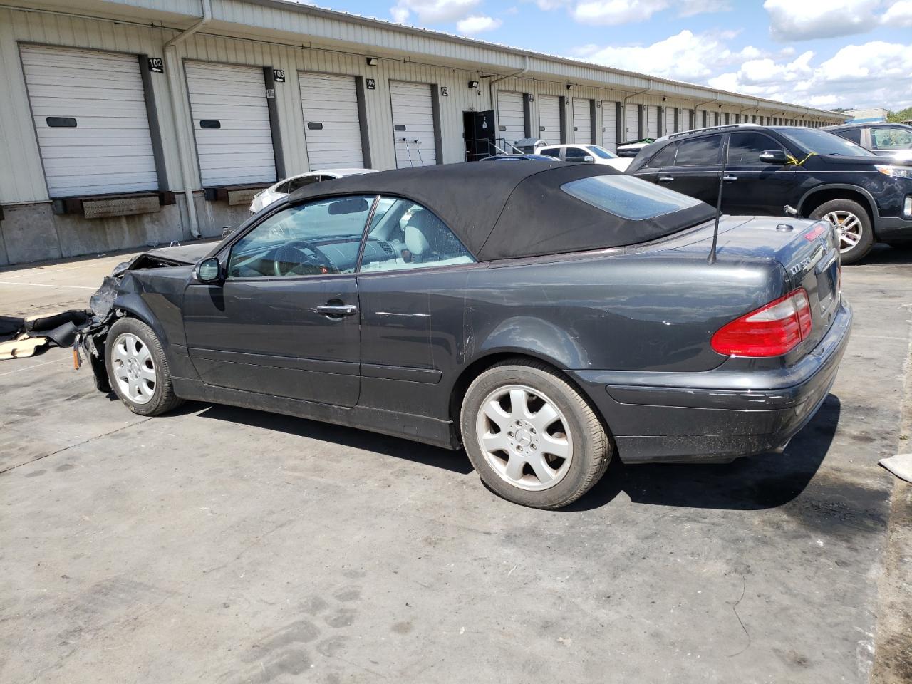 2003 Mercedes-benz Clk 320 Gray vin: WDBLK65G53T141292