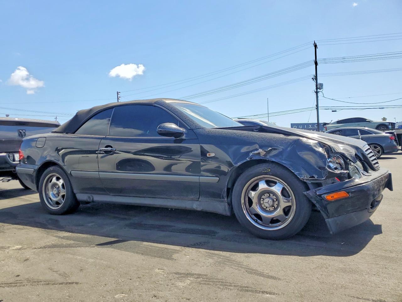 1999 Mercedes-benz Clk 320 Black vin: WDBLK65G5XT008635