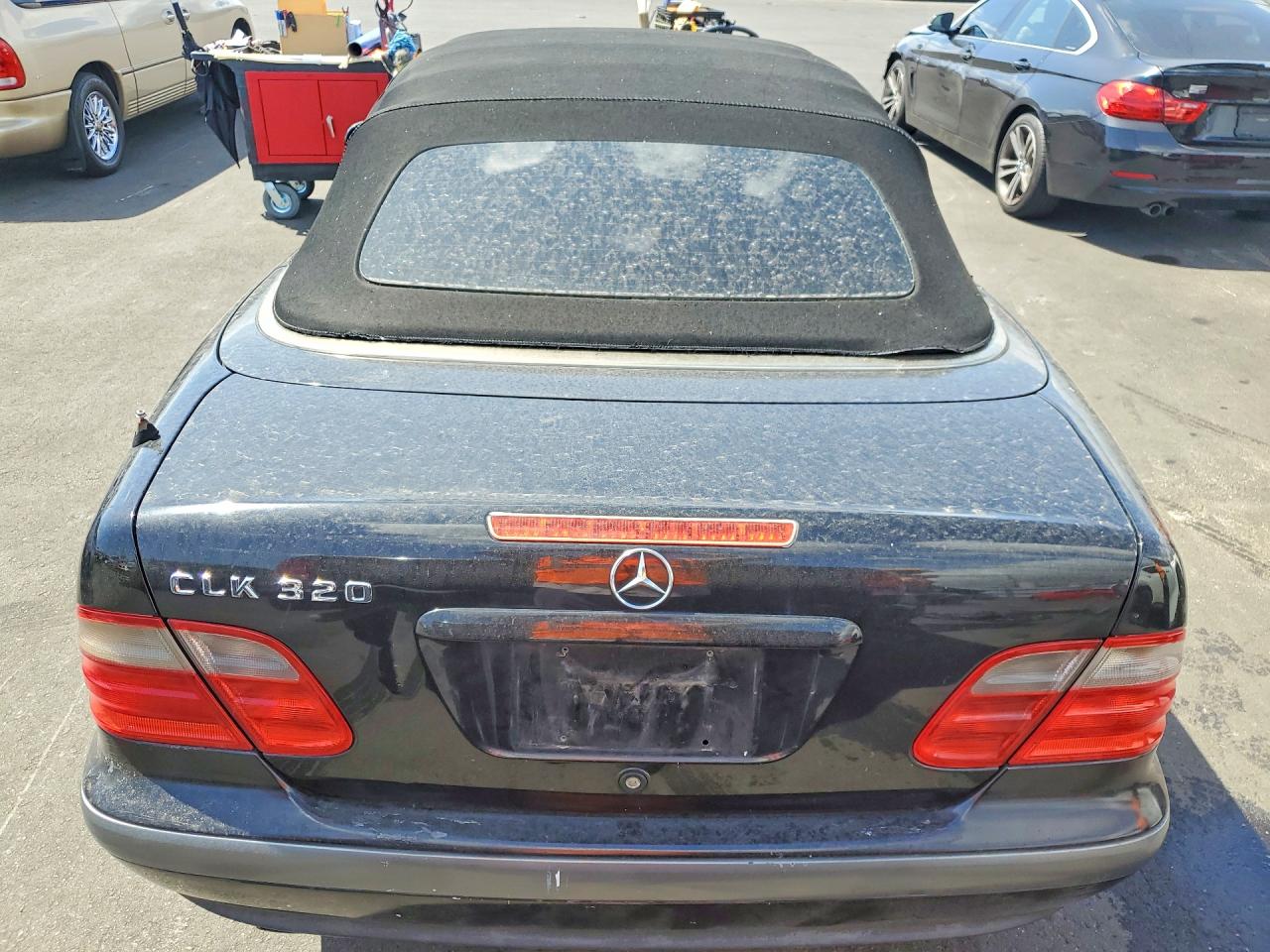 1999 Mercedes-benz Clk 320 Black vin: WDBLK65G5XT008635