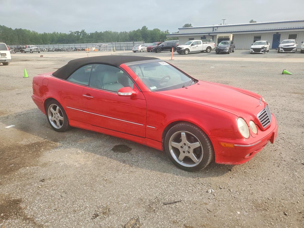 2002 Mercedes-benz Clk 320 Красный vin: WDBLK65G62T094076