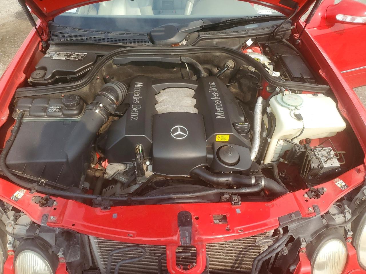2002 Mercedes-benz Clk 320 Красный vin: WDBLK65G62T094076