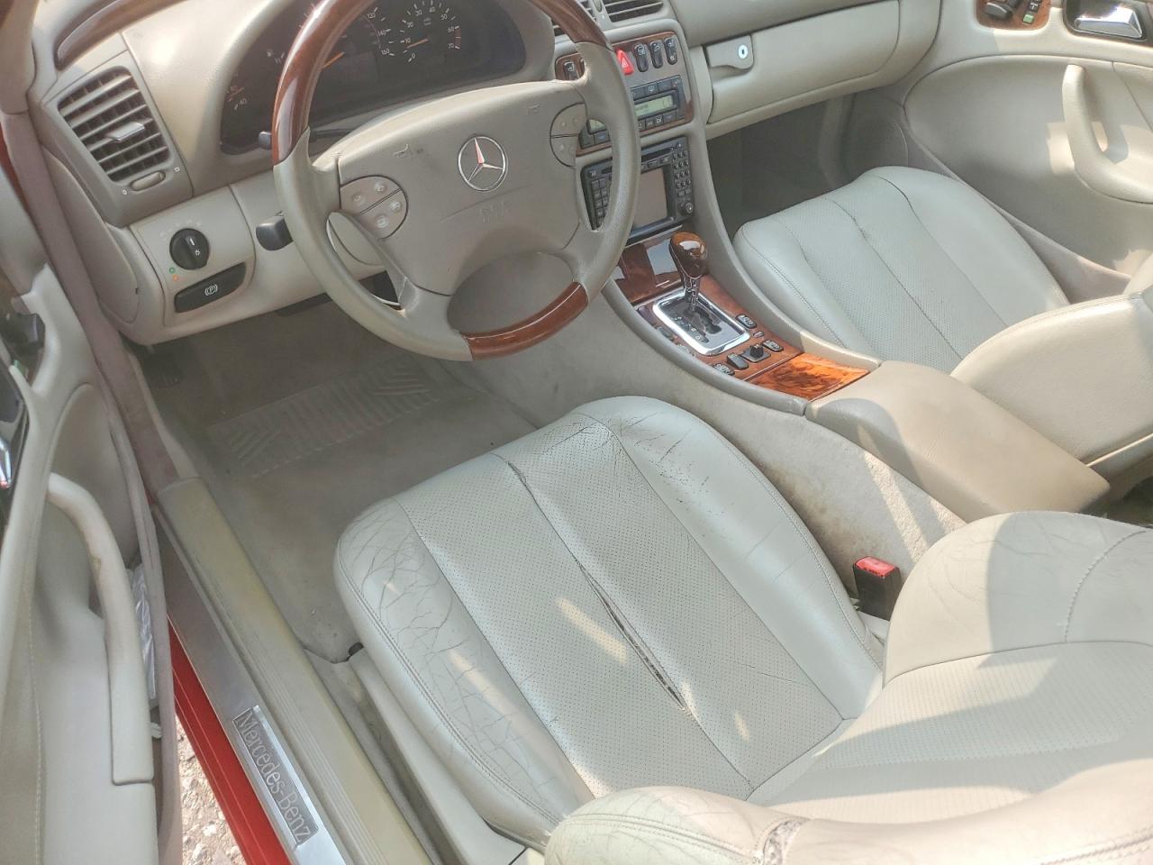 2002 Mercedes-benz Clk 320 Красный vin: WDBLK65G62T094076