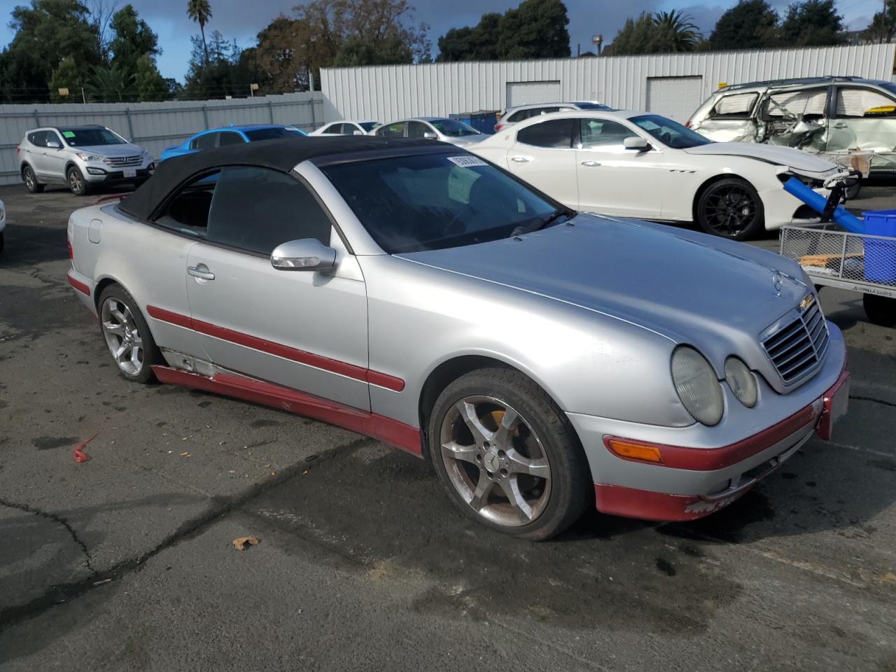 2003 Mercedes-benz Clk 320 Silver vin: WDBLK65G63T130673