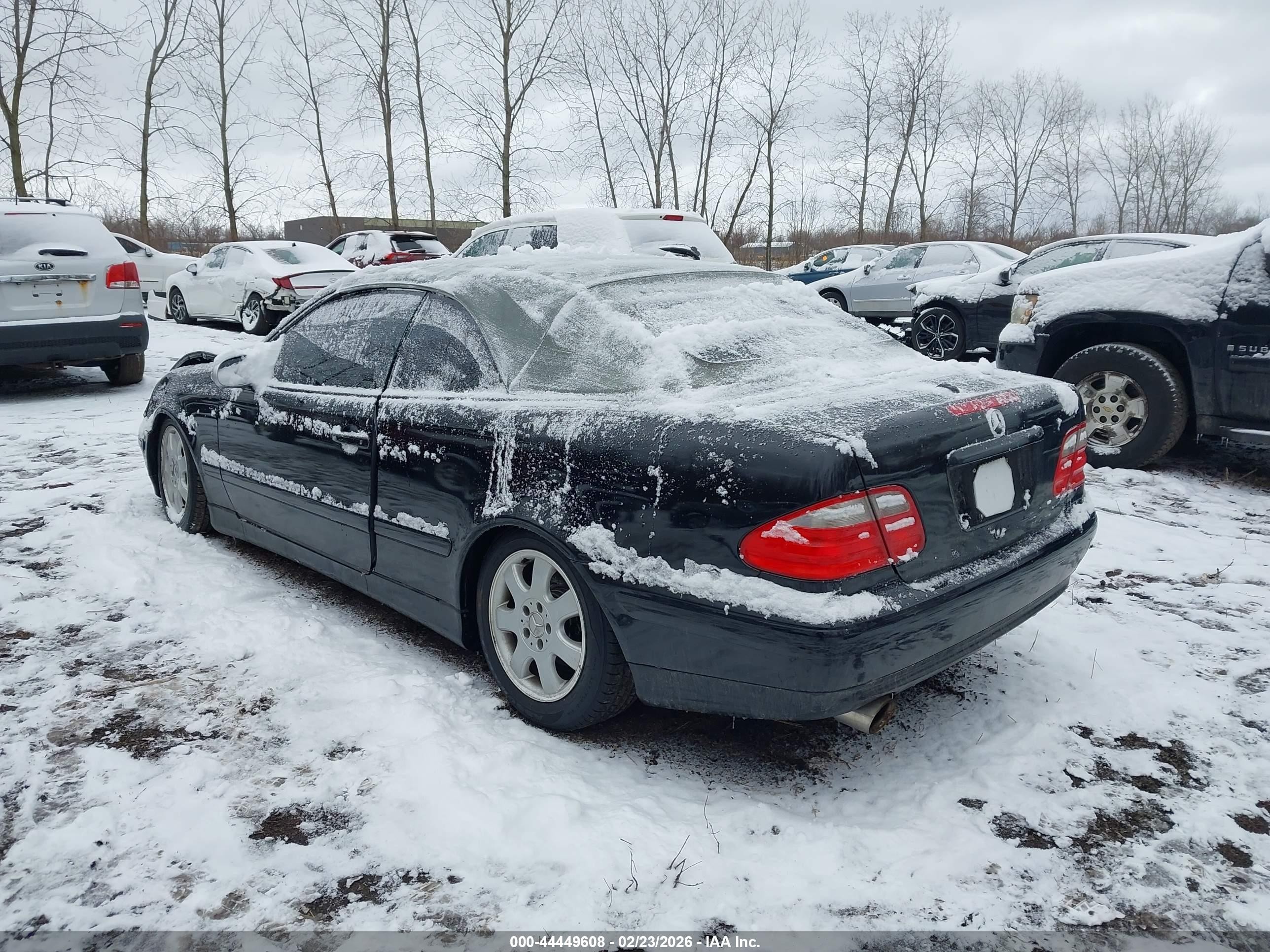 2003 Mercedes-benz Clk 320   Black vin: WDBLK65G63T133881
