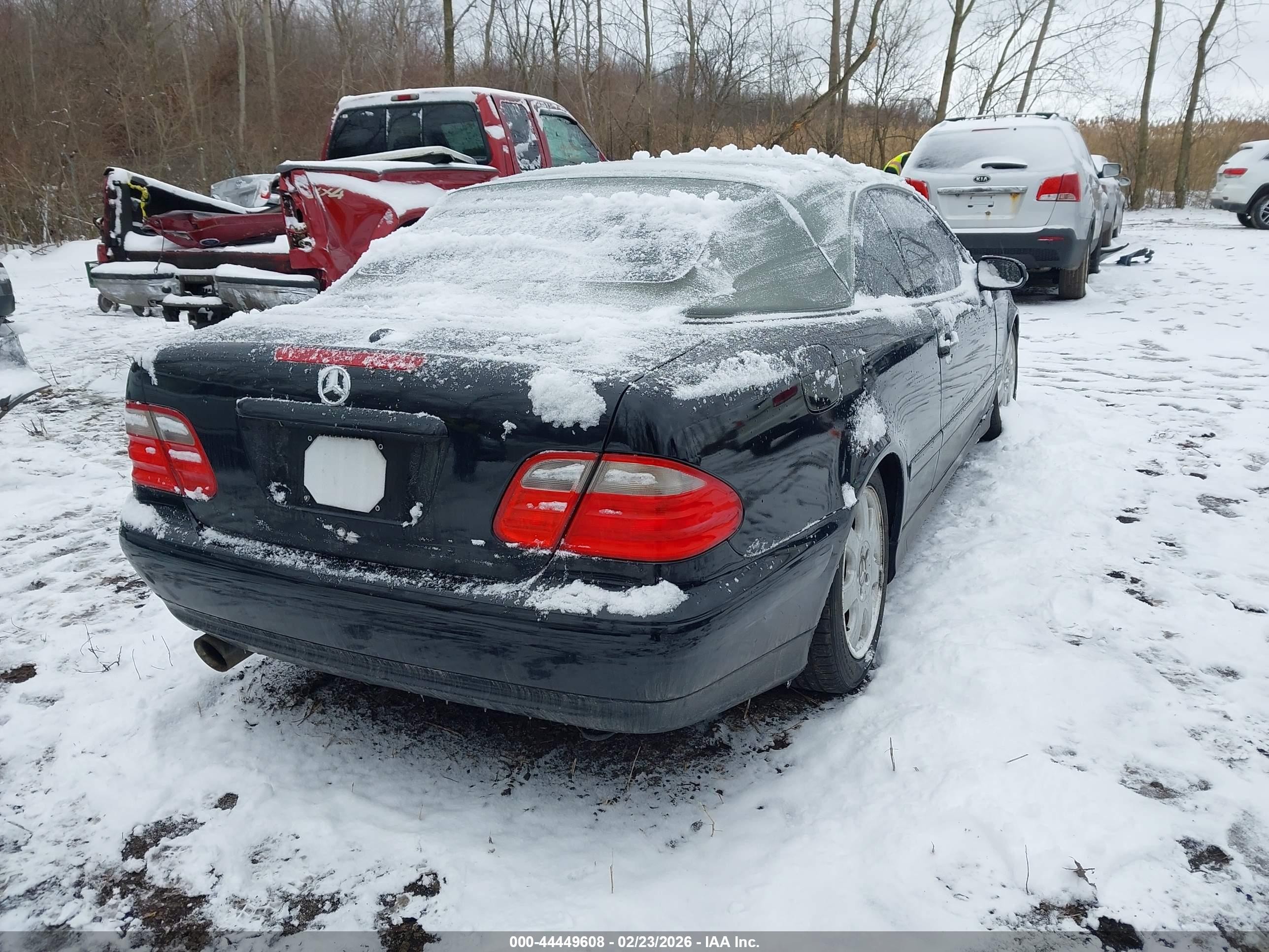 2003 Mercedes-benz Clk 320   Black vin: WDBLK65G63T133881