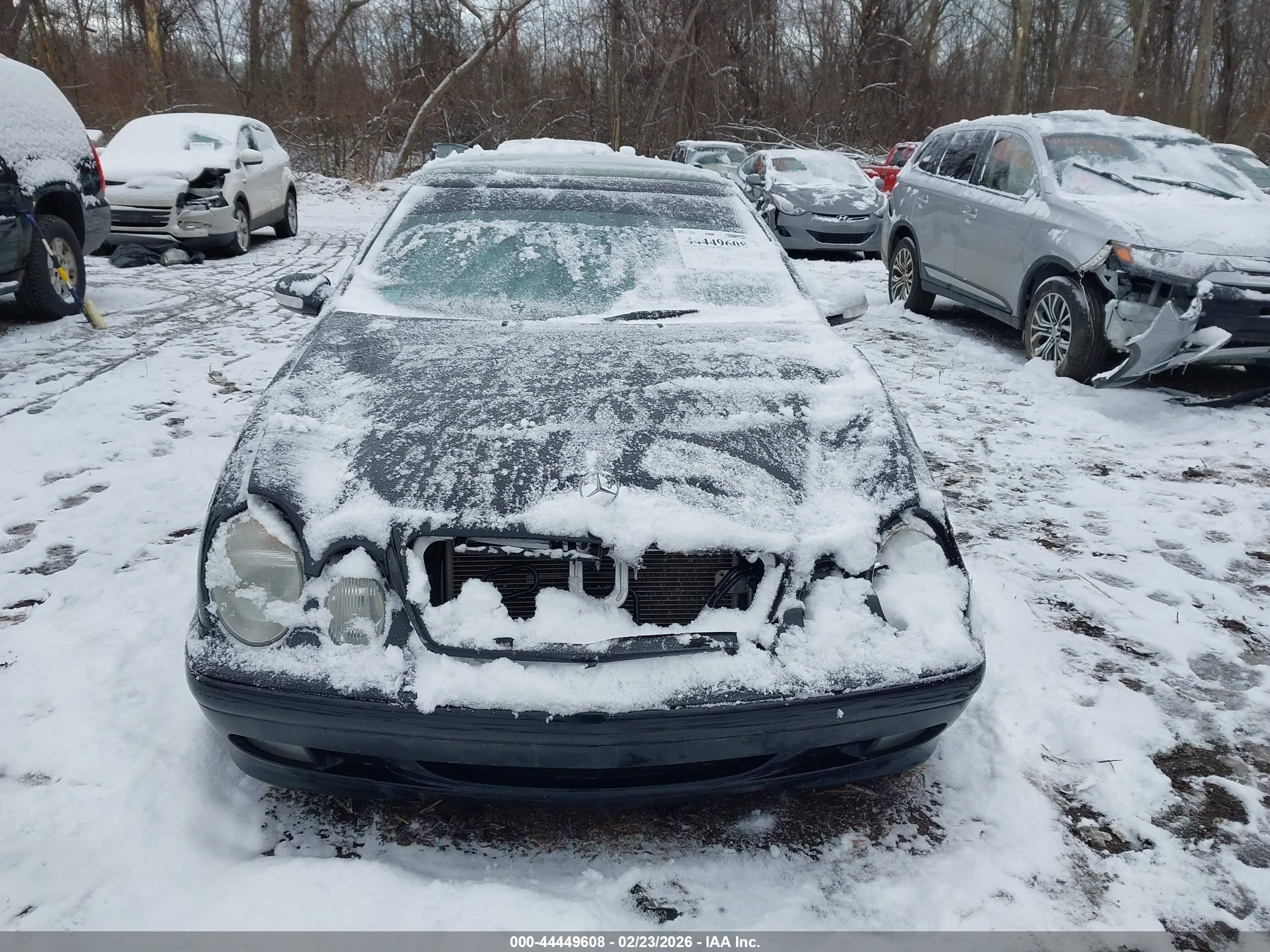 2003 Mercedes-benz Clk 320   Black vin: WDBLK65G63T133881