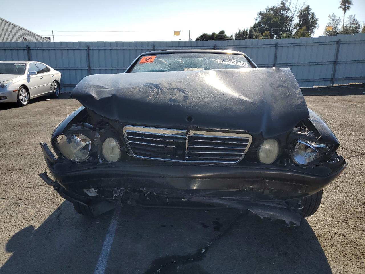 2003 Mercedes-benz Clk 320 Black vin: WDBLK65G63T137848