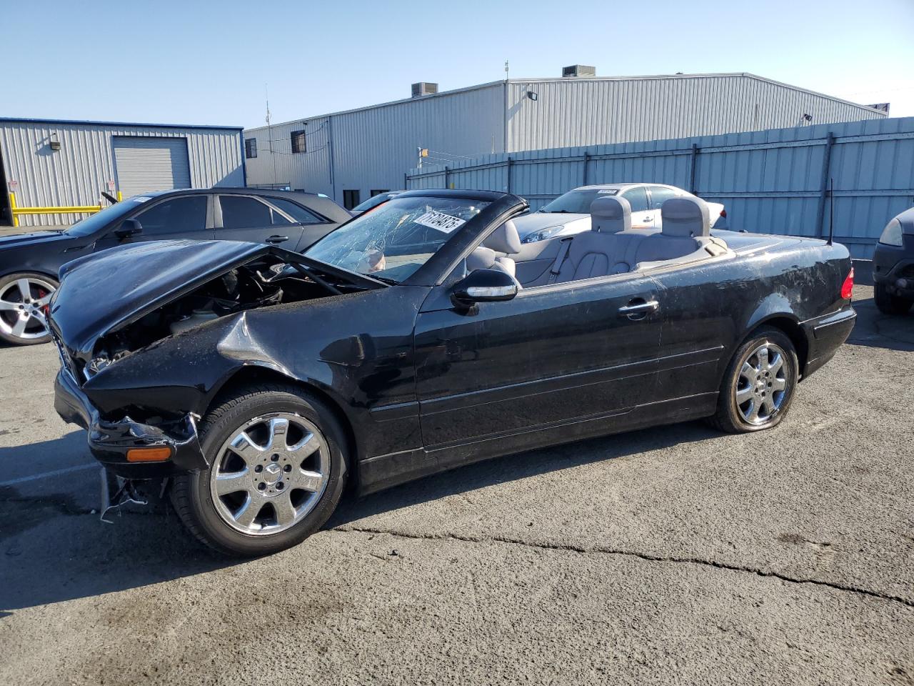 2003 Mercedes-benz Clk 320 Black vin: WDBLK65G63T137848