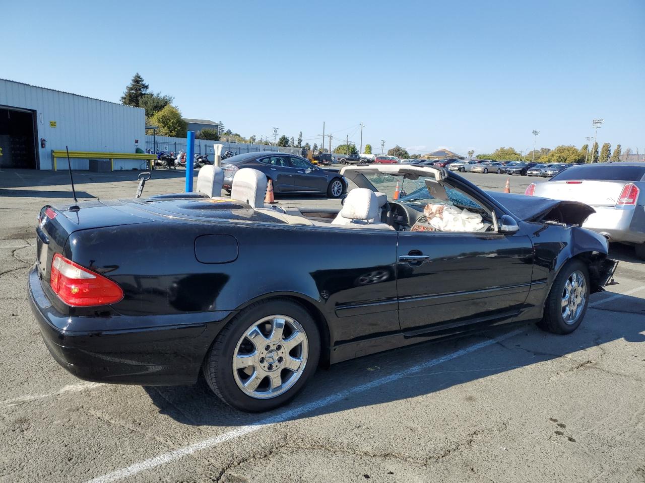 2003 Mercedes-benz Clk 320 Black vin: WDBLK65G63T137848