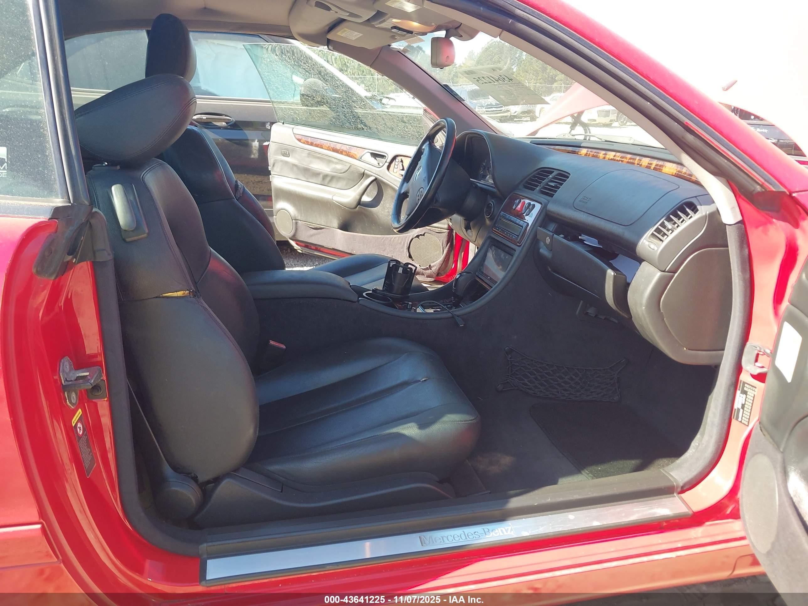 2003 Mercedes-benz Clk 320   Red vin: WDBLK65G63T140393