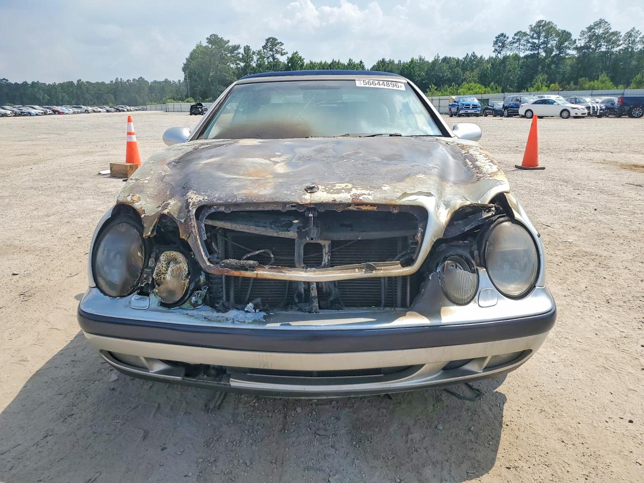 1999 Mercedes-benz Clk 320 Silver vin: WDBLK65G6XT009356