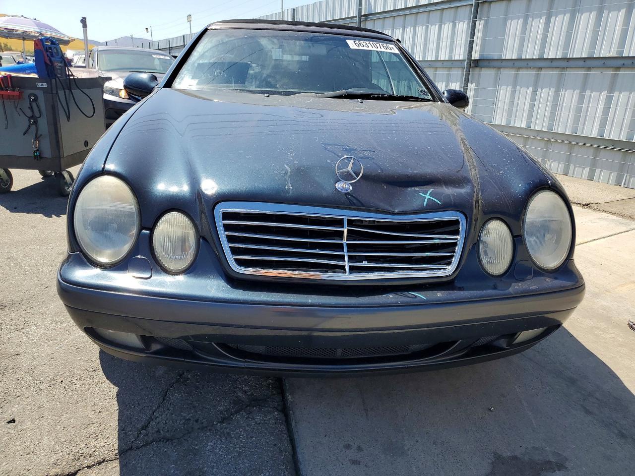 1999 Mercedes-benz Clk 320 Blue vin: WDBLK65G6XT020681