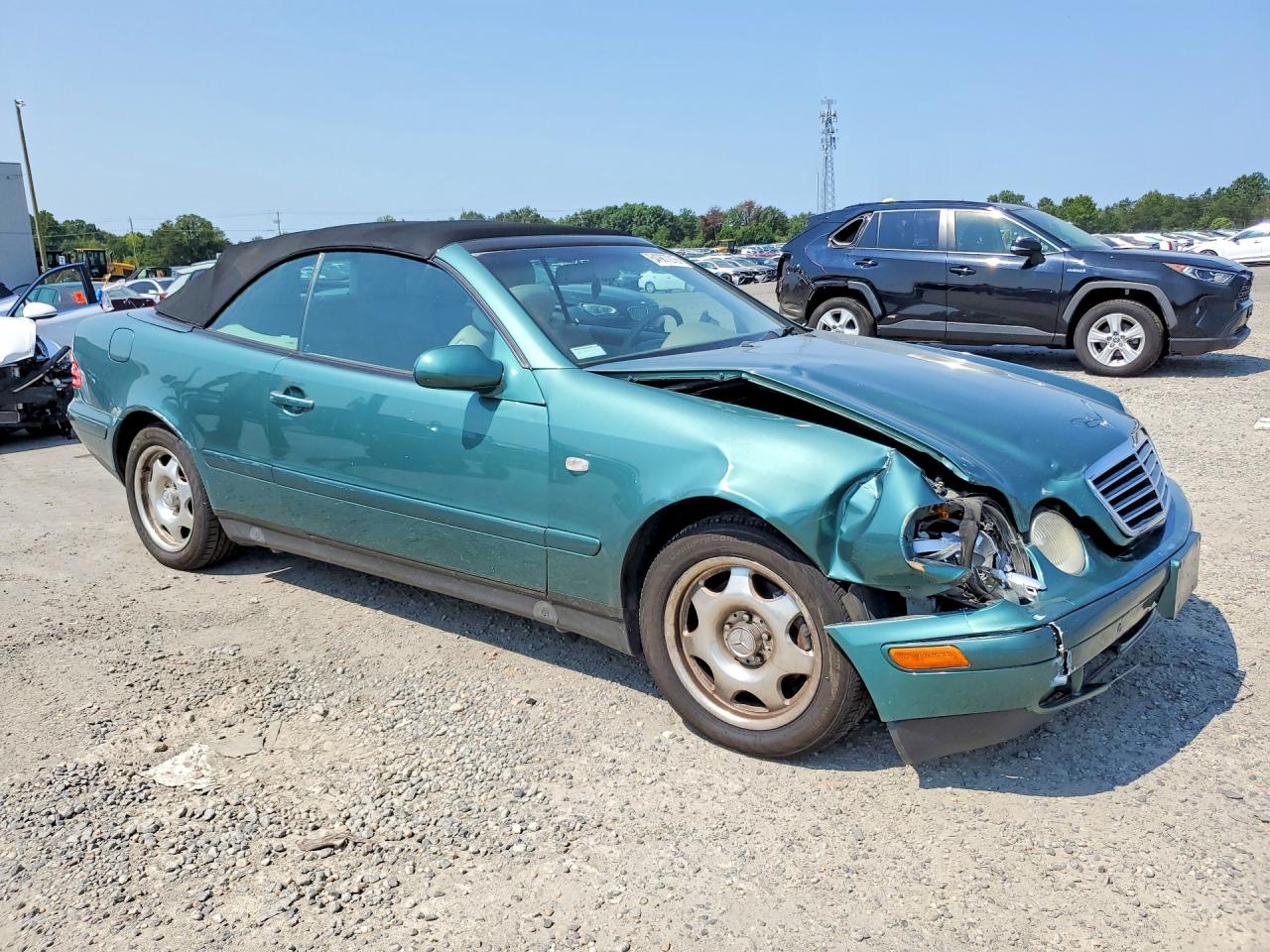 1999 Mercedes-benz Clk 320 Green vin: WDBLK65G6XT022947