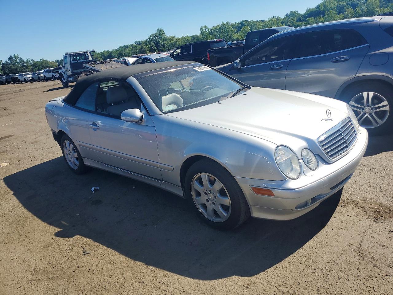 2000 Mercedes-benz Clk 320 Gray vin: WDBLK65G6YT050426