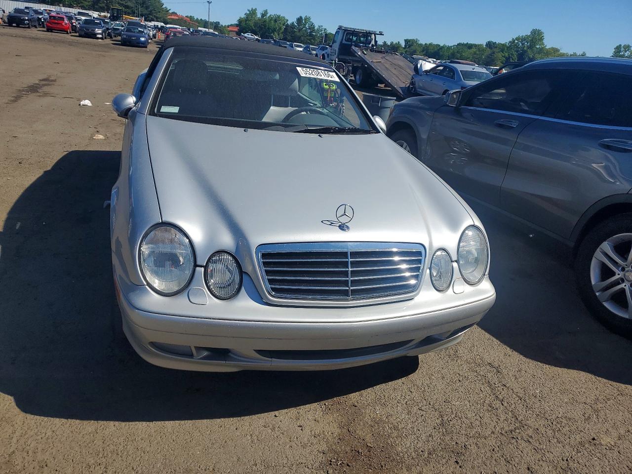 2000 Mercedes-benz Clk 320 Gray vin: WDBLK65G6YT050426