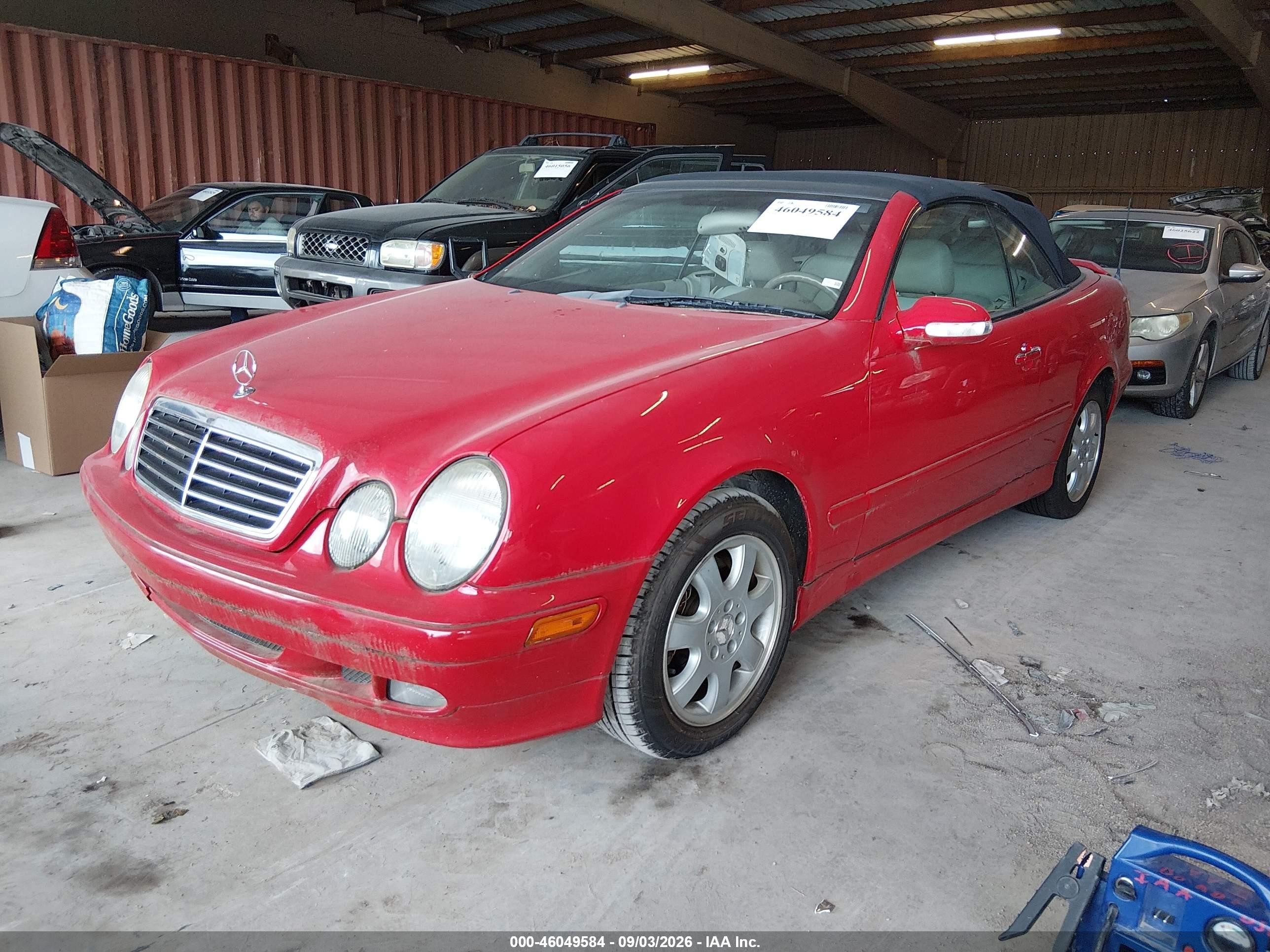 2001 Mercedes-benz Clk 320   Red vin: WDBLK65G71T067838