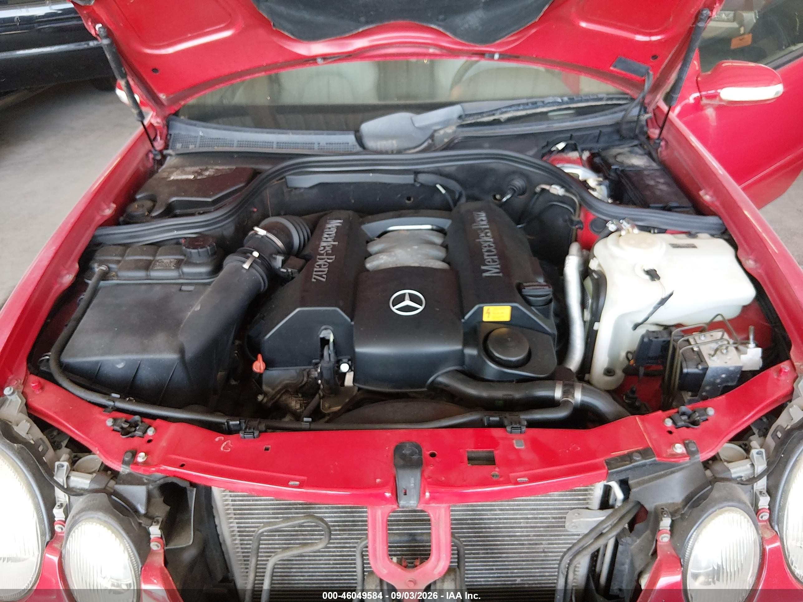 2001 Mercedes-benz Clk 320   Red vin: WDBLK65G71T067838