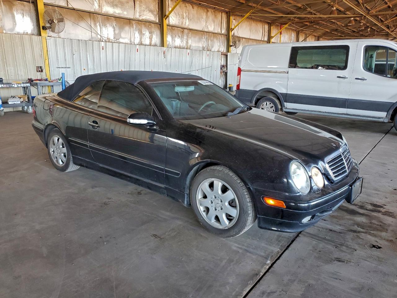 2002 Mercedes-benz Clk 320 Black vin: WDBLK65G72T093471