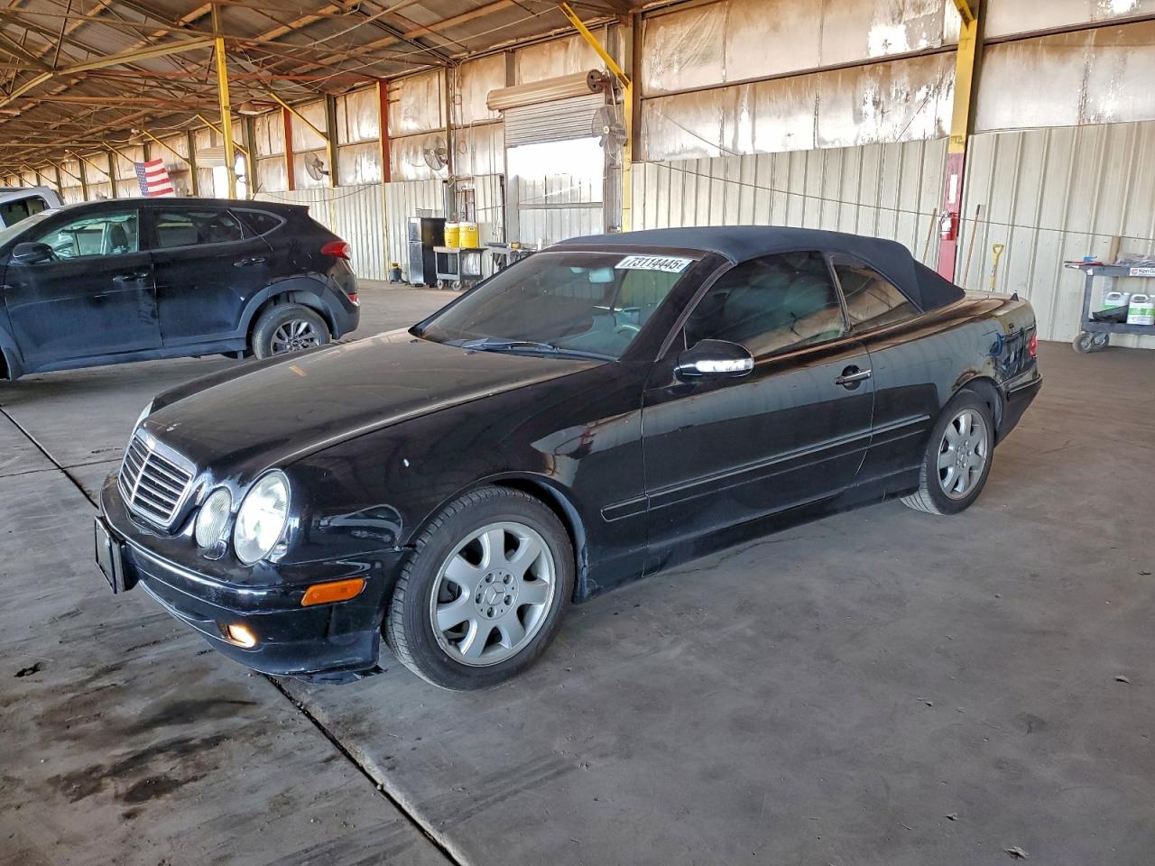 2002 Mercedes-benz Clk 320 Black vin: WDBLK65G72T093471