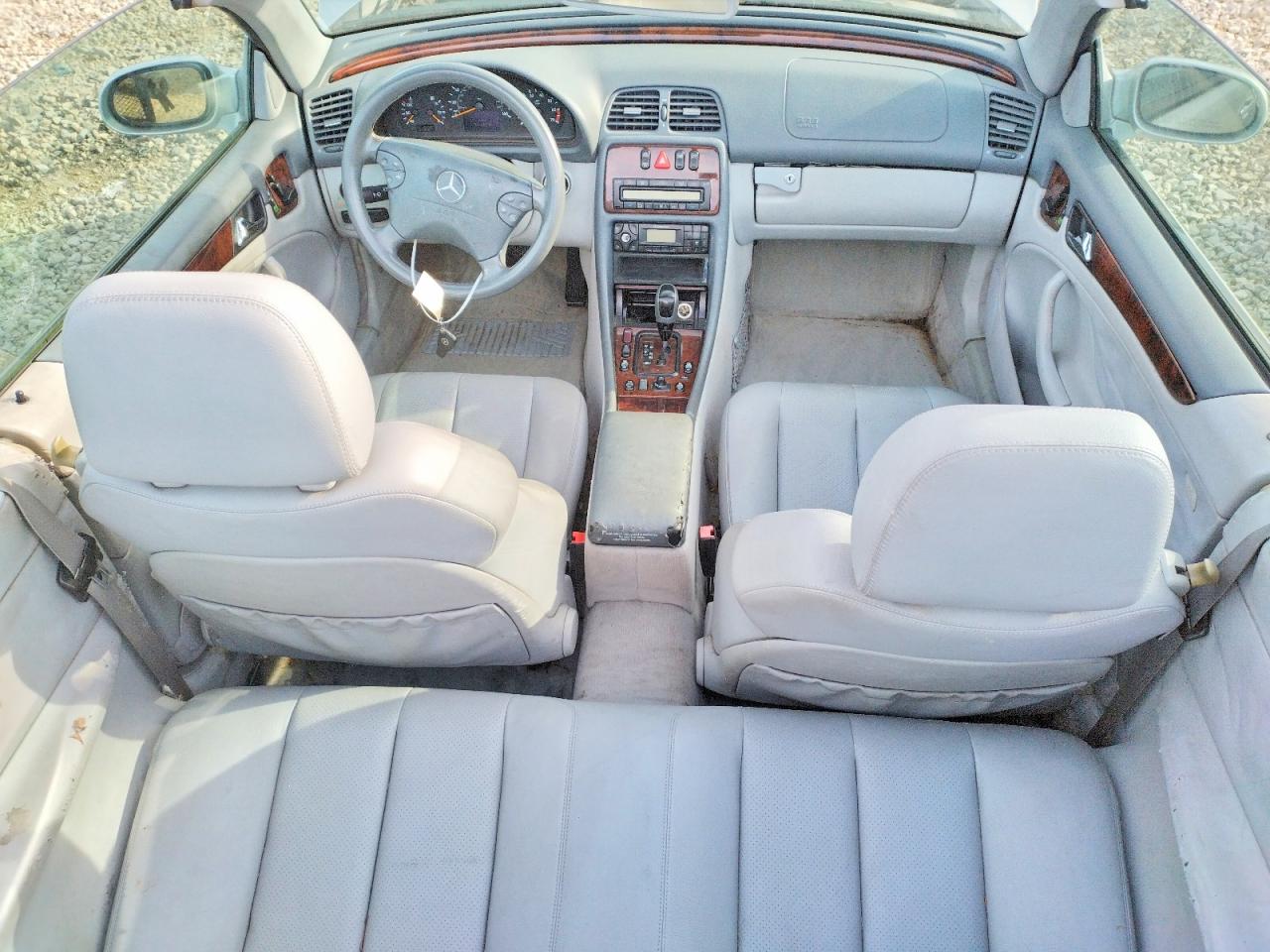 2002 Mercedes-benz Clk 320 Silver vin: WDBLK65G72T105490