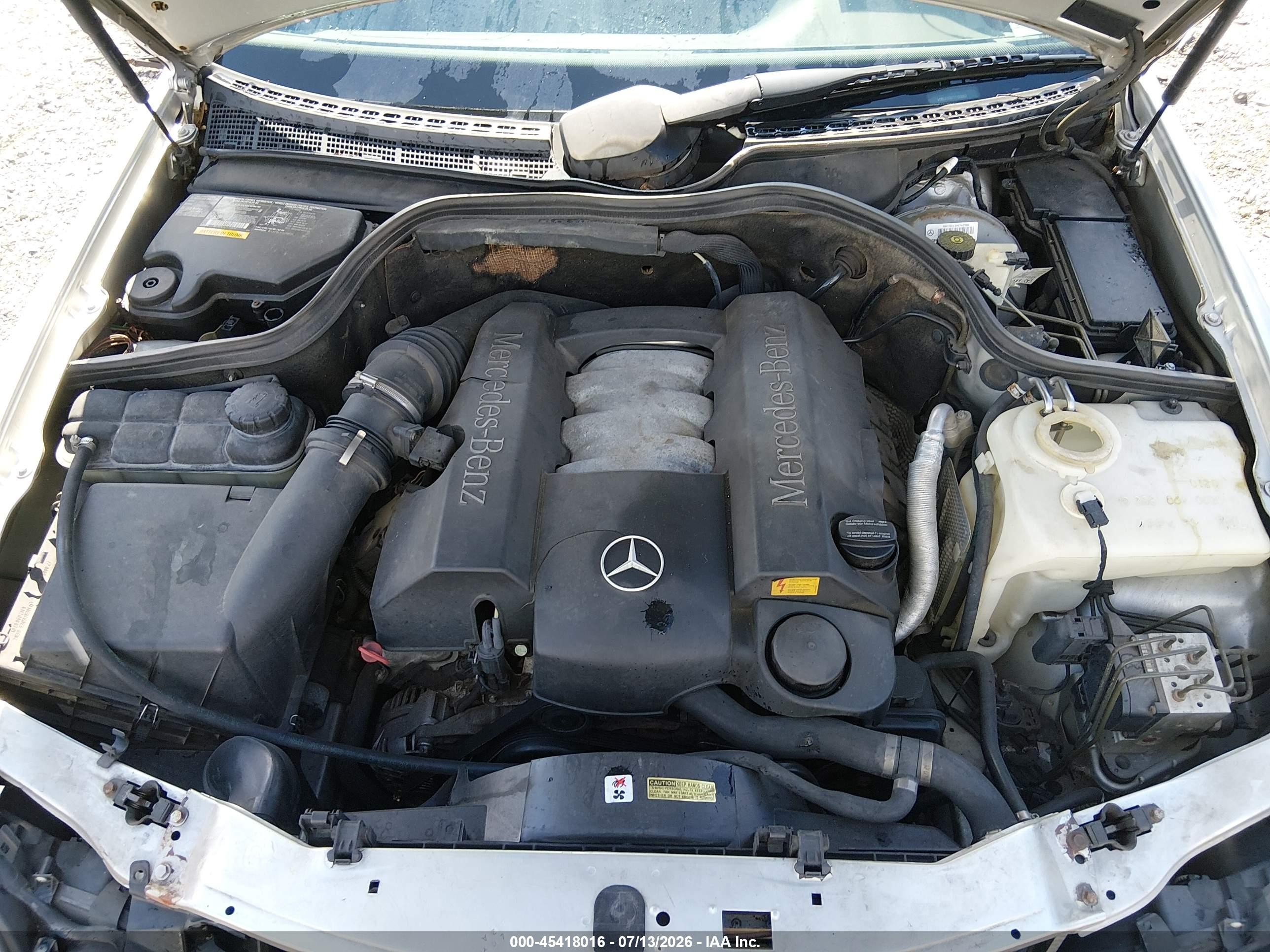 2002 Mercedes-benz Clk 320   Silver vin: WDBLK65G72T129062