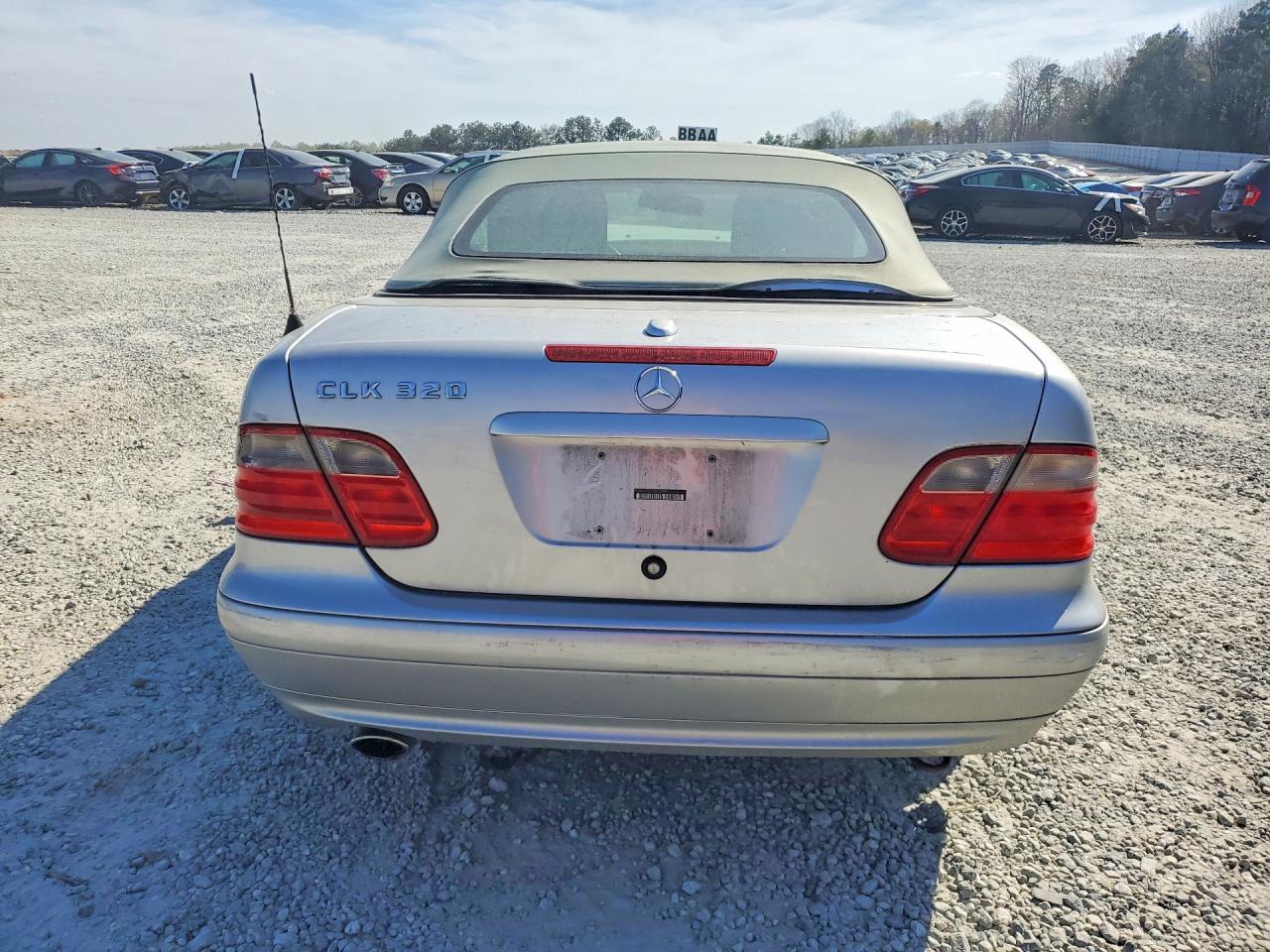 2003 Mercedes-benz Clk 320 Silver vin: WDBLK65G73T132951